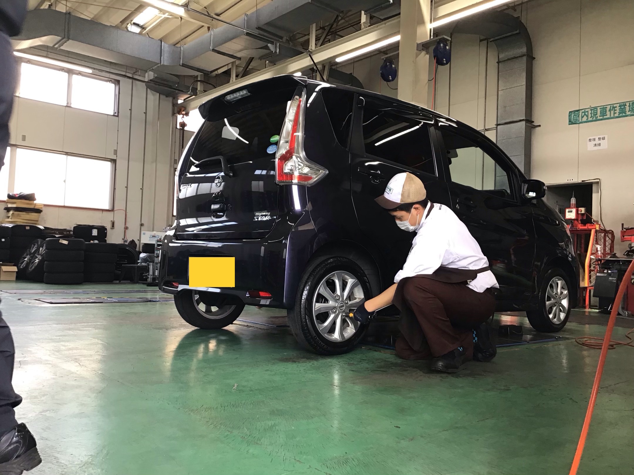 予約なしでのタイヤ交換も受付中です サービス事例 タイヤ館 名取 宮城県のタイヤ カー用品ショップ タイヤからはじまる トータルカーメンテナンス タイヤ館グループ