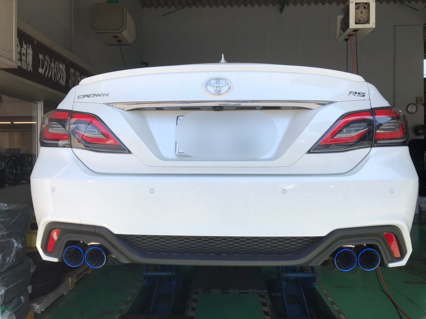 クラウン HKS スーパーターボマフラー 取付しました！ | 店舗お