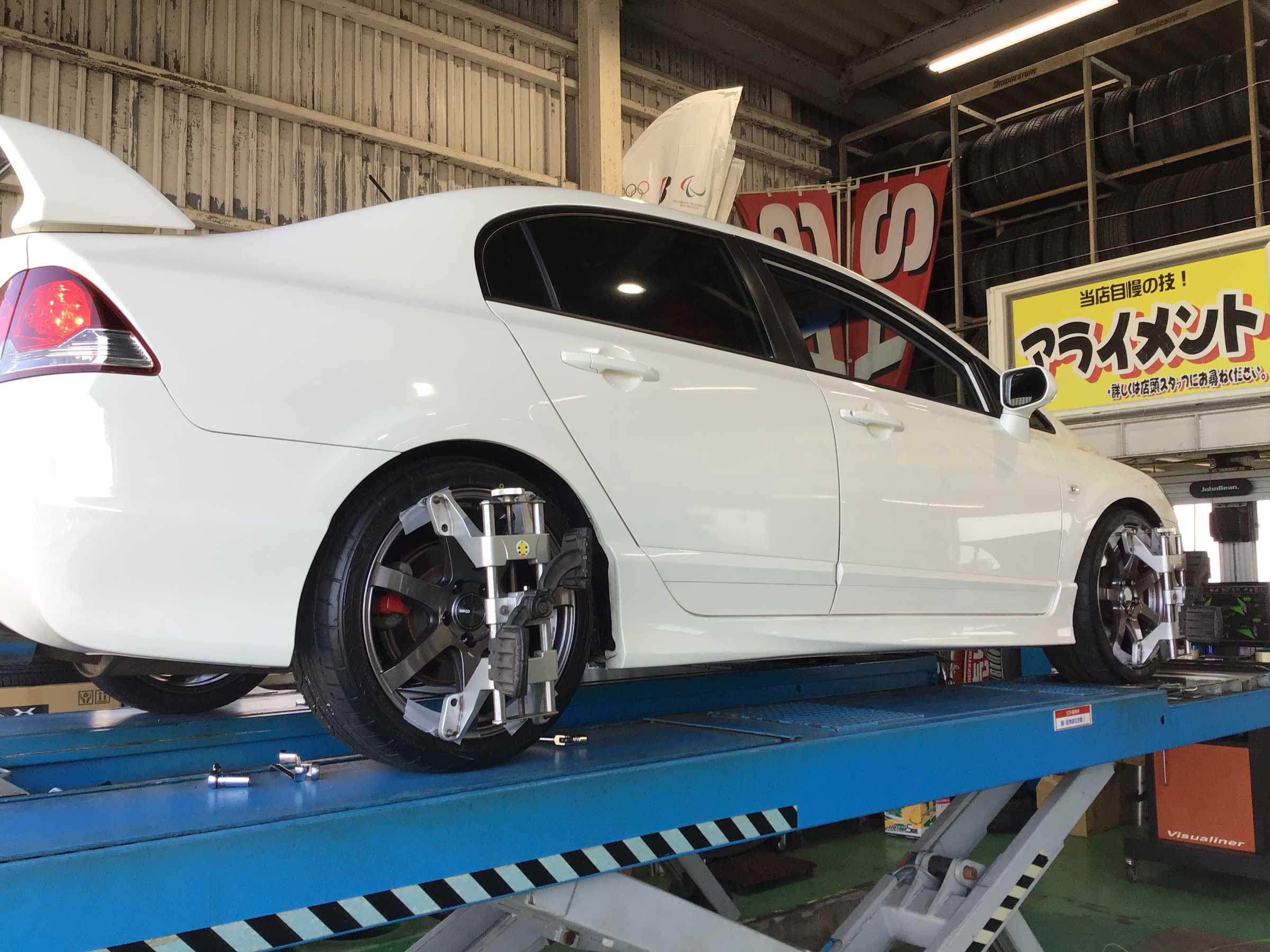 エンケイ パフォーマンスラインPF07 ホンダ シビック typeR FD2