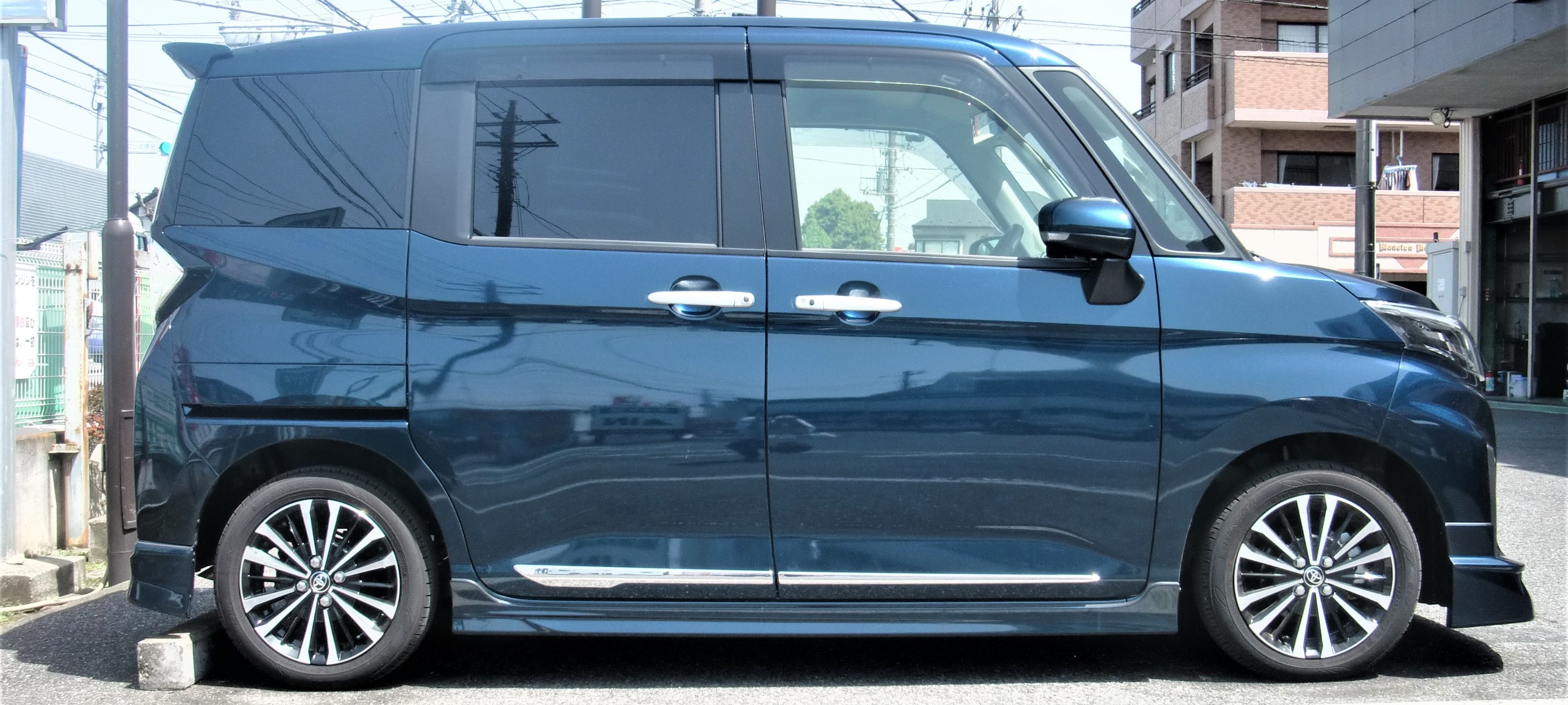 M900A型ルーミー、ローダウンサスペンション取り付け＆アライメント調整！ | トヨタ ルーミー その他 パーツ取付 > サスペンション取付