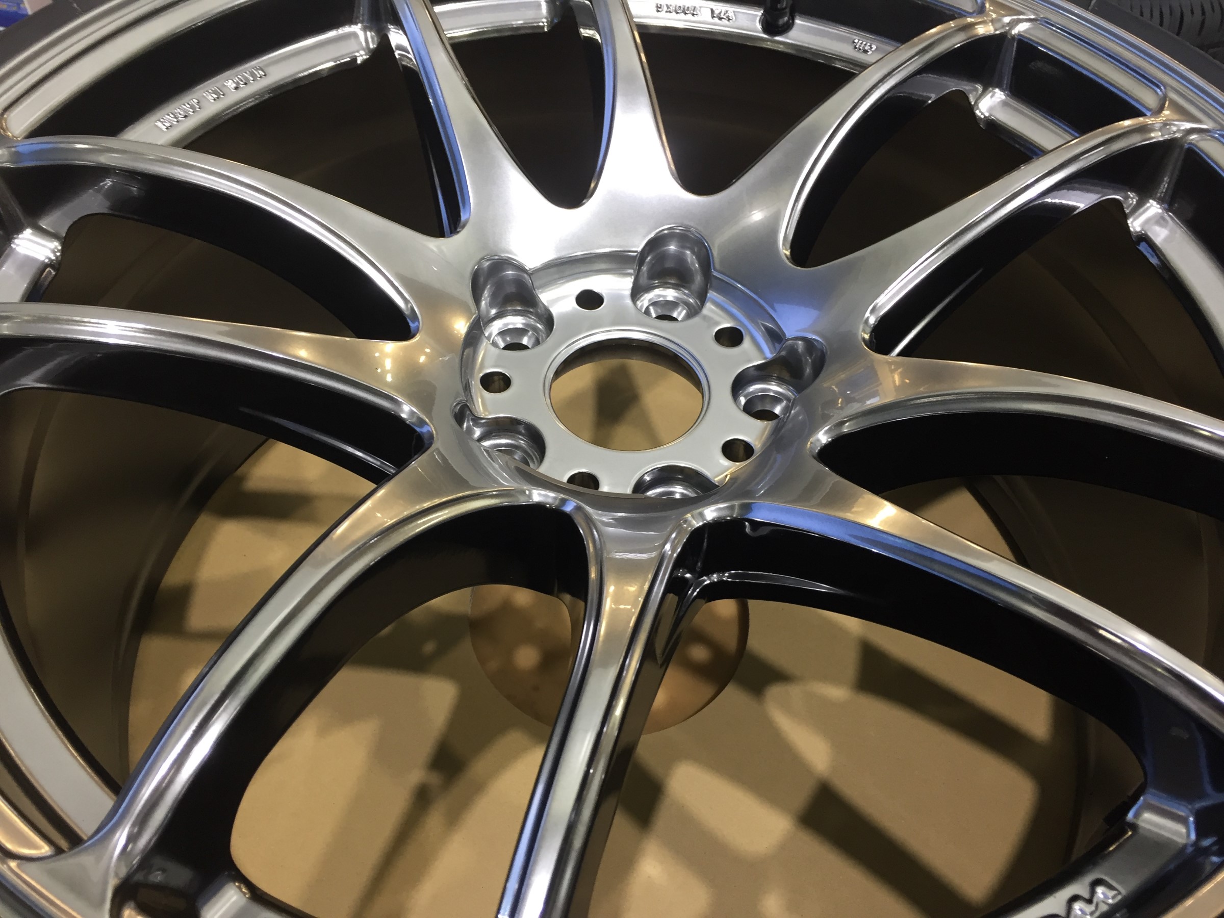 Z34フェアレディZ ホイール交換 WORKエモーション極 | 店舗お