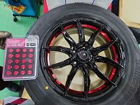 トヨタ【アルファード】タイヤ・ホイールセット取付け＼(^o