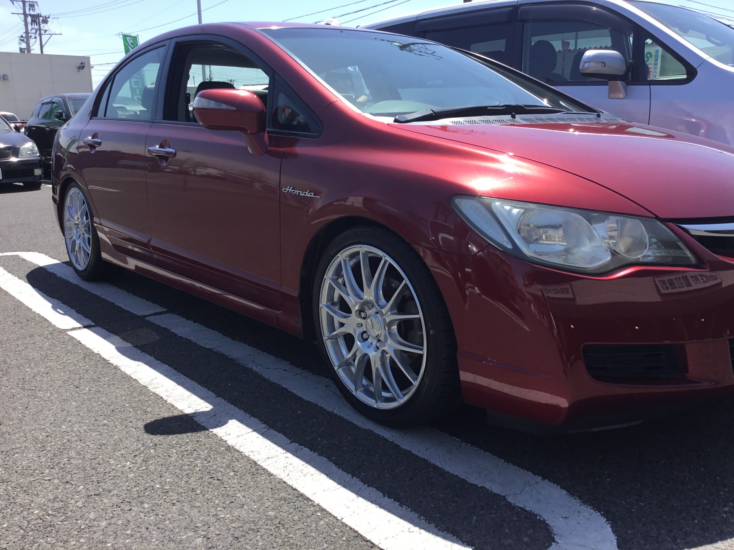 RAYS HOMURA 2X7 18インチ シビックに装着！ タイヤ館郡山 | 店舗お