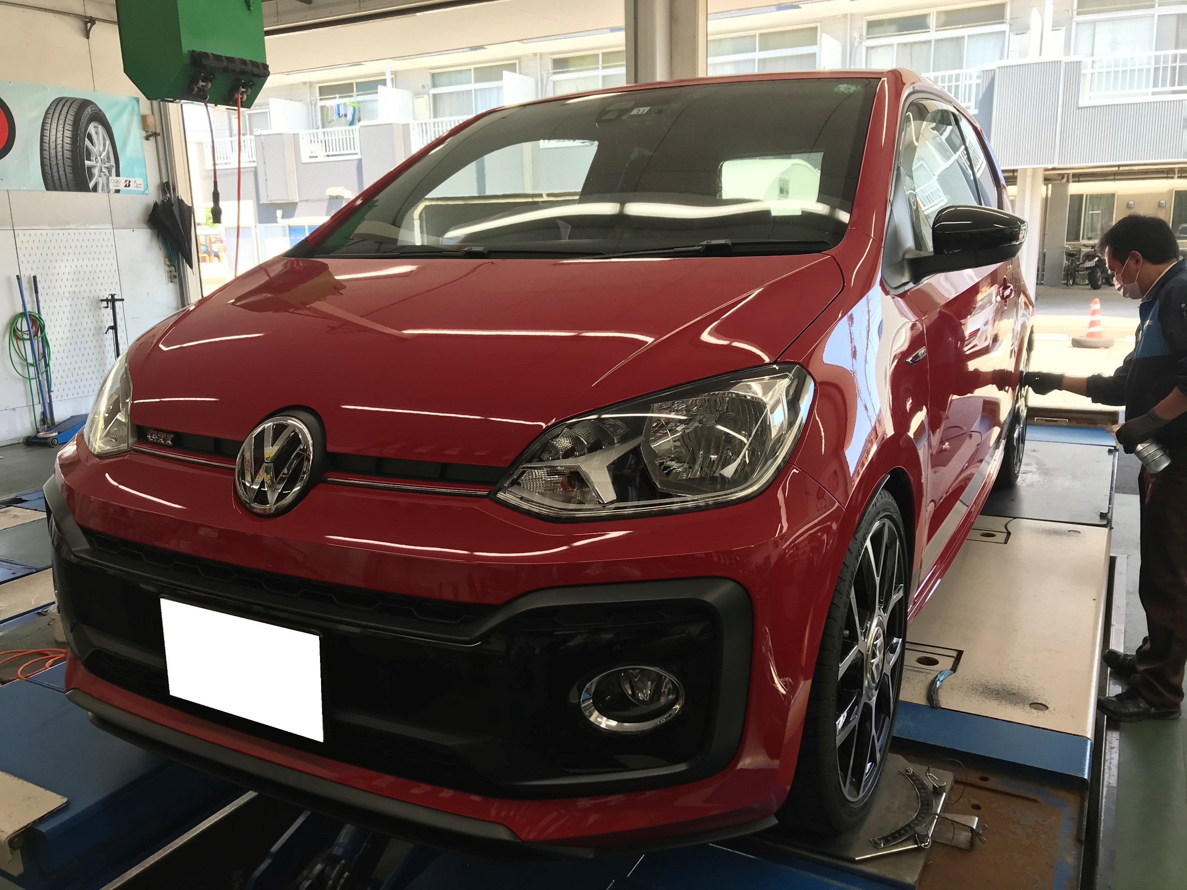 VW UP！ GTI アライメント調整 | フォルクスワーゲン up! タイヤ