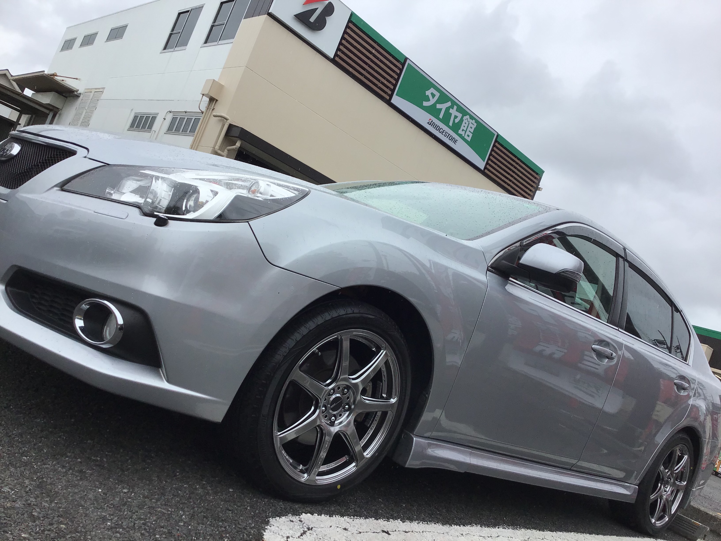 レガシィ WORK EMOTION T7R お取り付け | スバル レガシィB4 ホイール