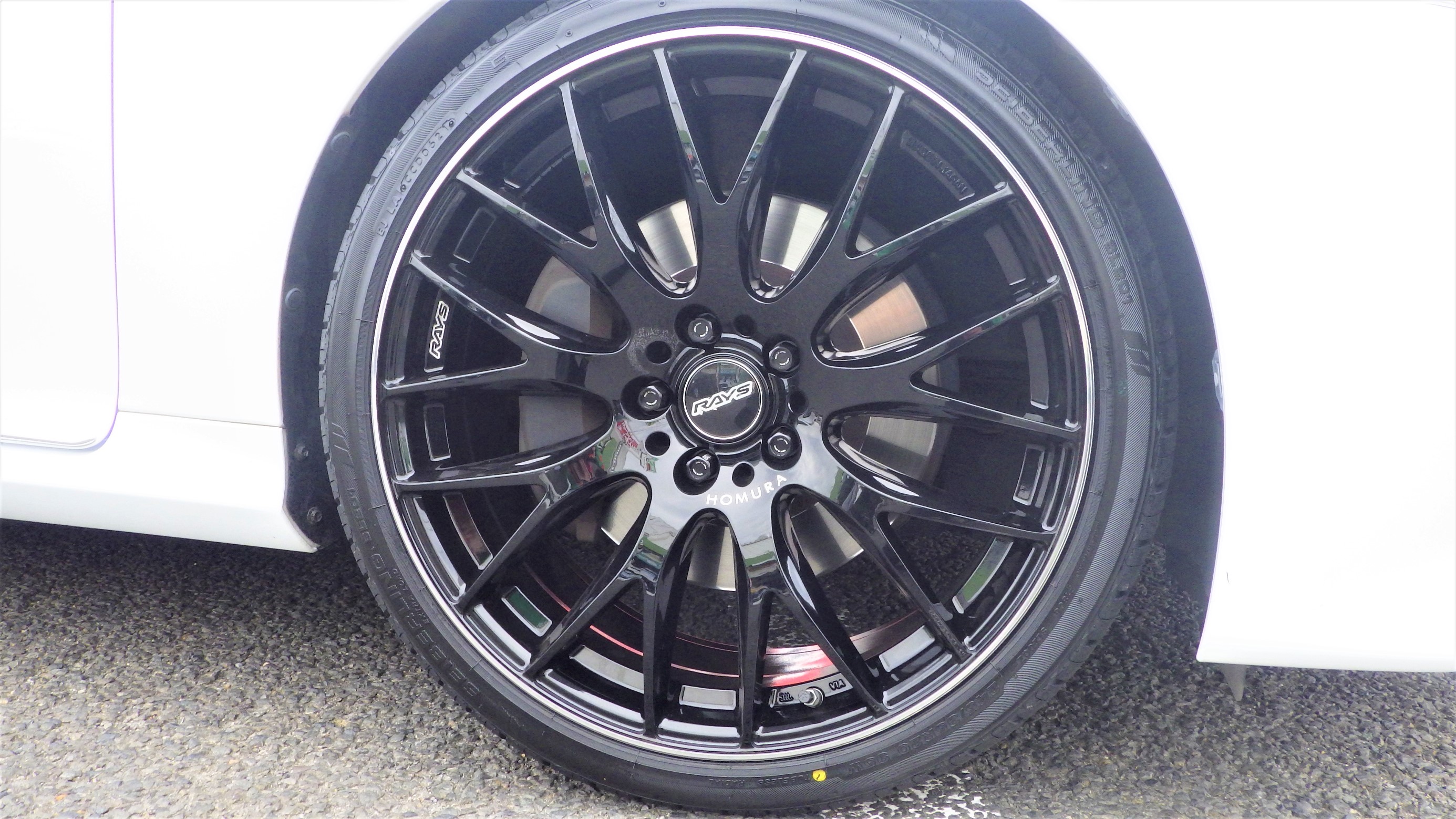 ☆LEXUS GS RAYS HOMURA 2X9 Puls グロッシーブラック/リムエッジDMC
