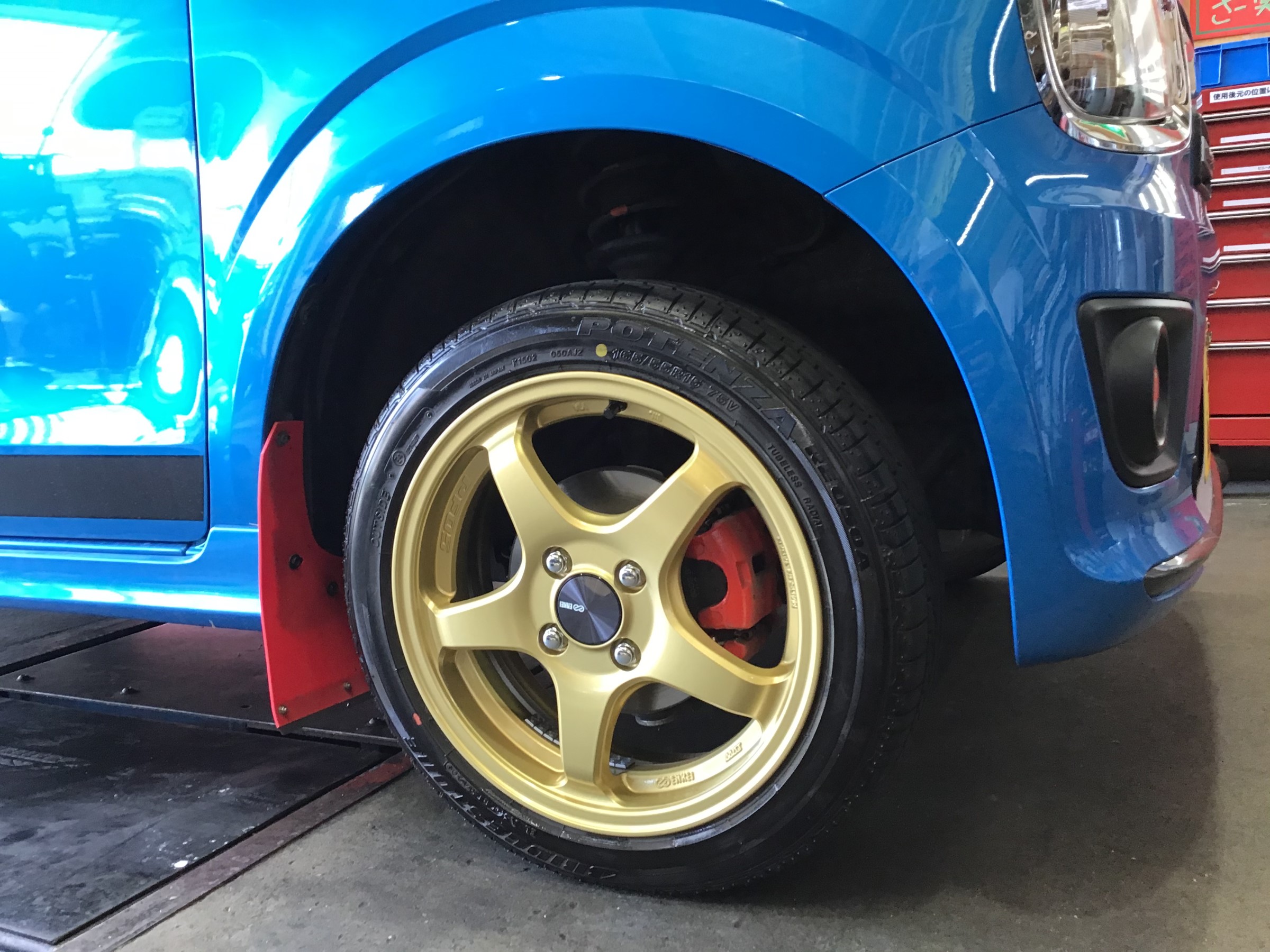 HA36S アルトワークス ホイール交換作業 | 店舗おススメ情報