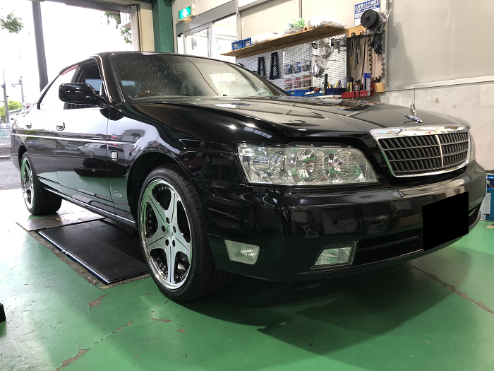 ローレル C35 車高調取付 サービス事例 タイヤ館 富田林 大阪府 和歌山県のタイヤからはじまる トータルカーメンテナンス タイヤ館グループ