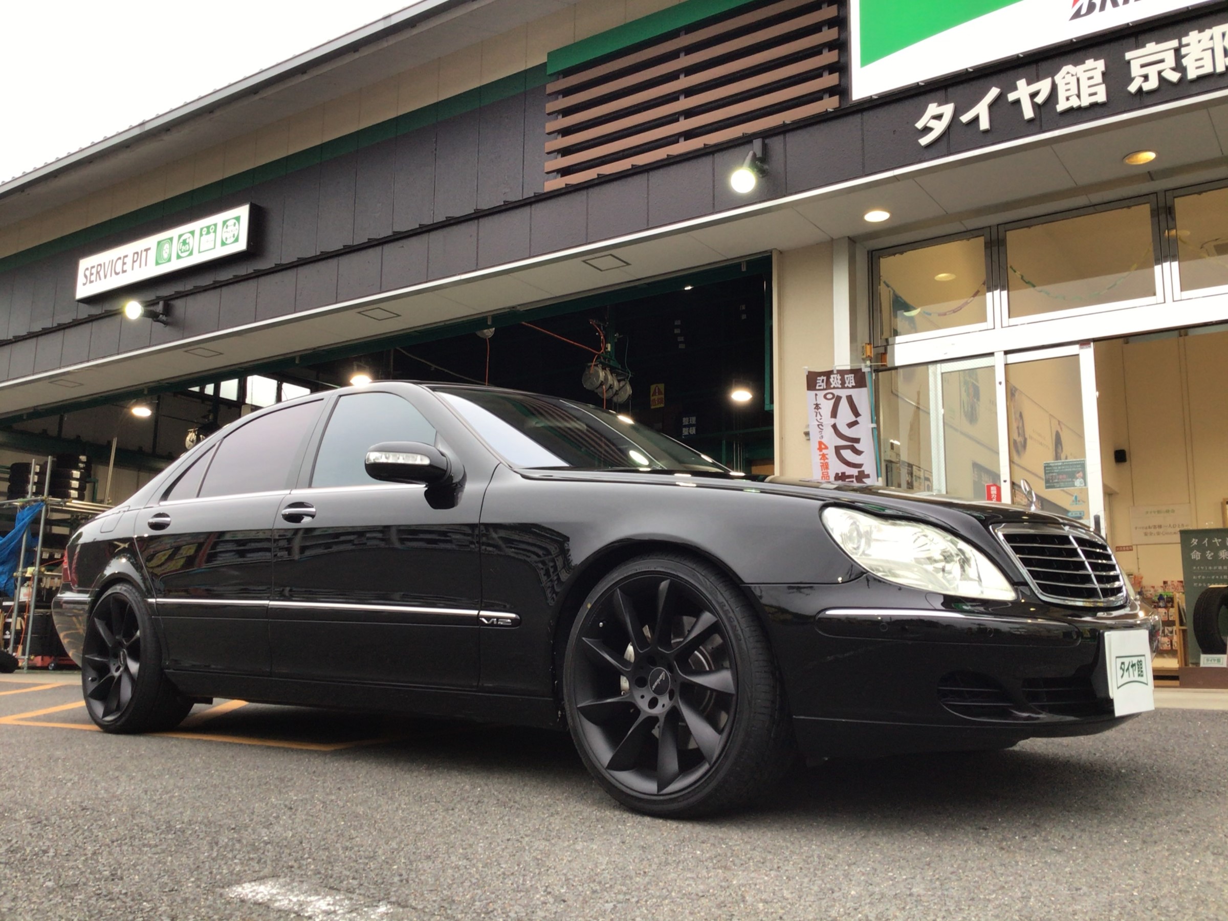 メルセデス・ベンツＳクラス Ｗ２２０ Ｓ６００にロリンザーホイール