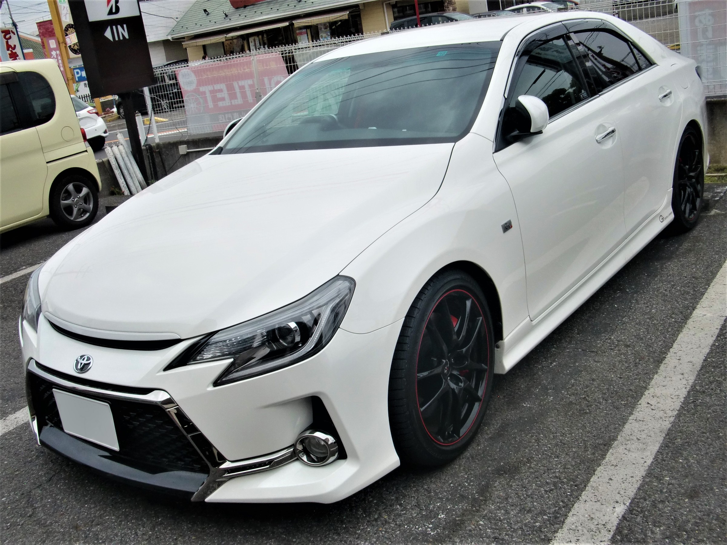 Grx133型マークx G S 減衰力コントローラー付き車高調整式サスペンション交換 アライメント調整 トヨタ マークx その他 パーツ取付 サスペンション取付 技術サービスブログ タイヤ館 鎌ヶ谷 千葉県のタイヤ カー用品ショップ タイヤからはじまる トータル