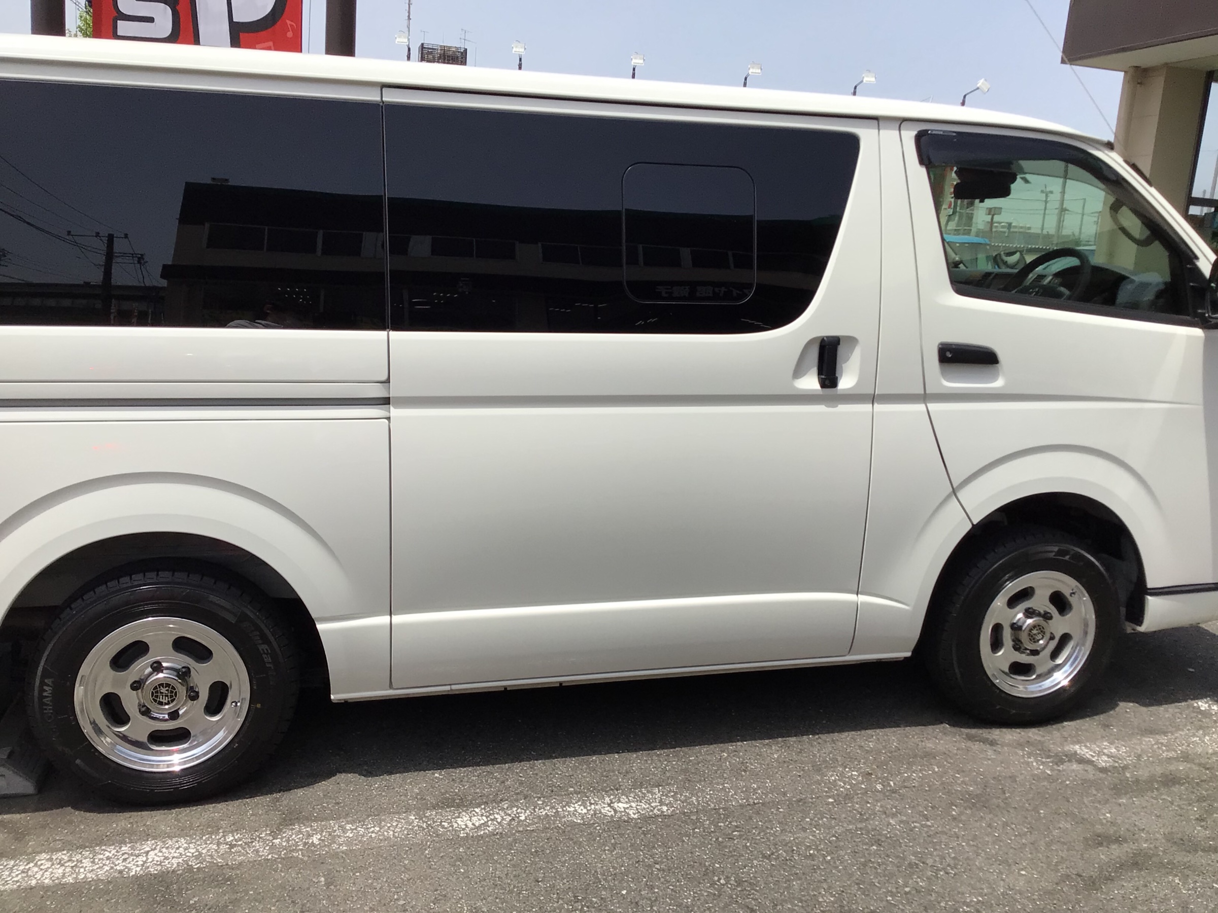 トヨタハイエース ホイール取り付け | トヨタ ハイエース ホイール ...