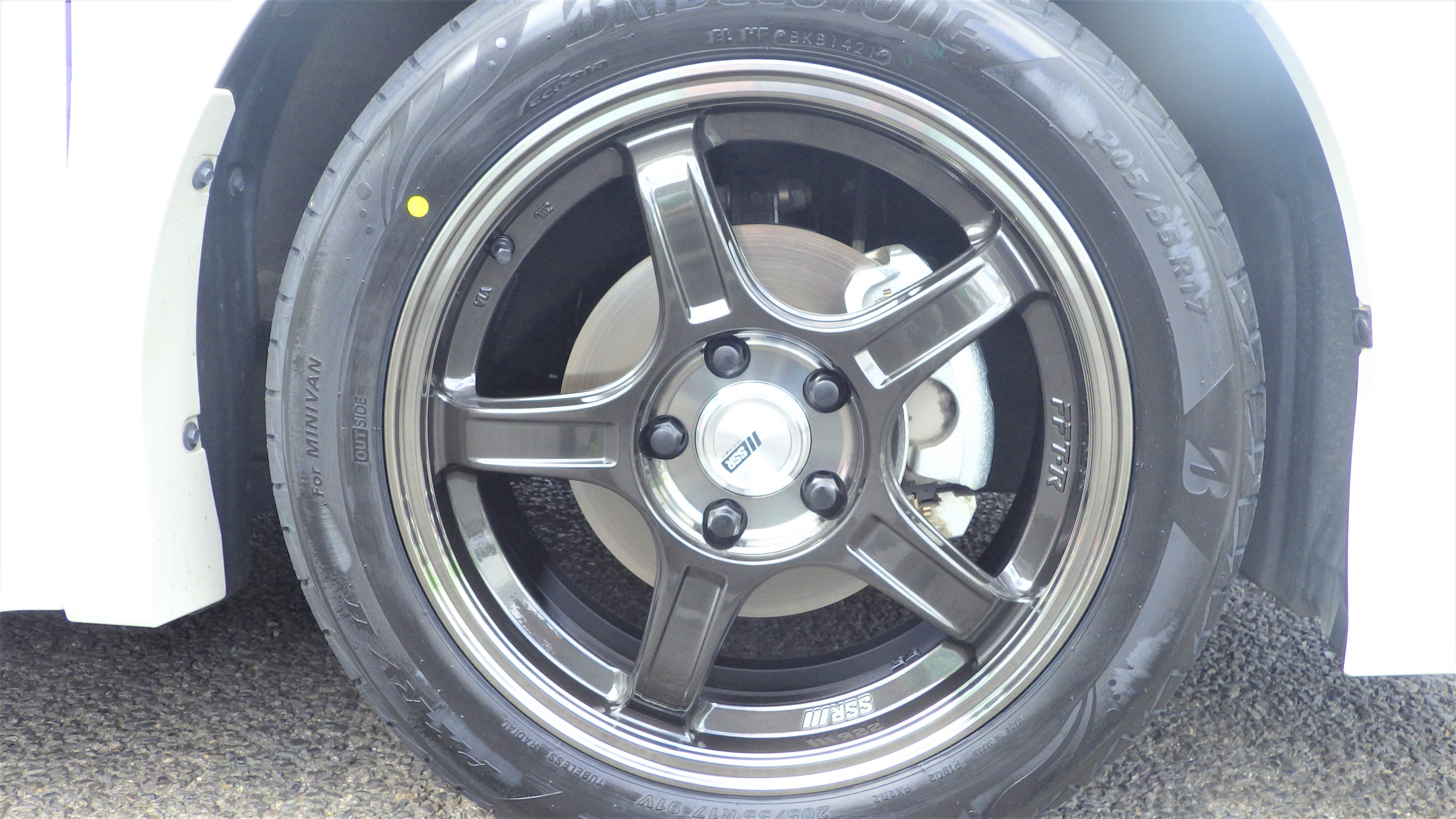 ☆TOYOTA NOAH 80系 SSR GTX03 17X70 MACHINED GRAPHITE GUN METAL ご
