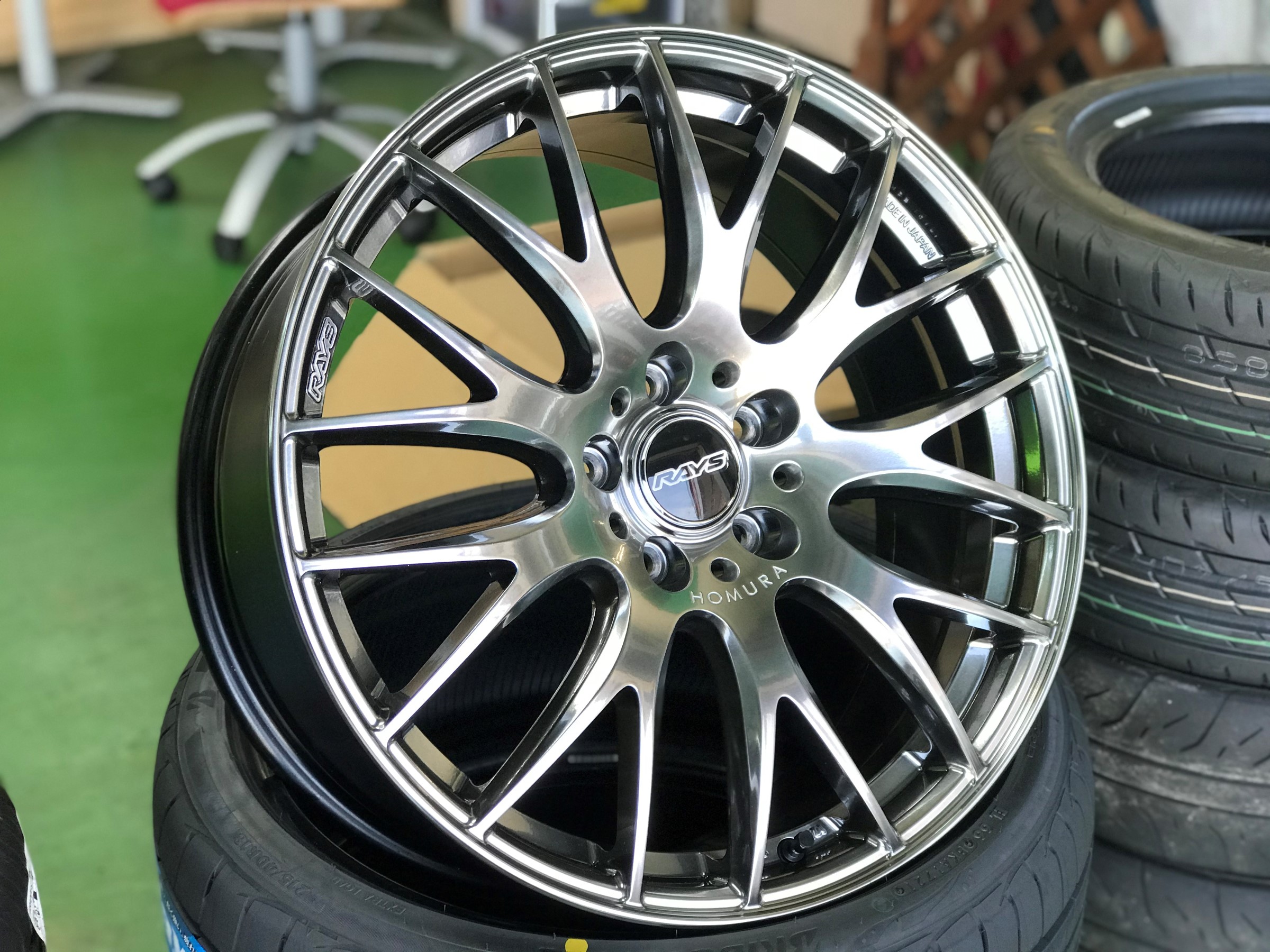 贈り物 レイズ/RAYS HOMURA 2X9PLUS ホイール グレイスシルバー 19