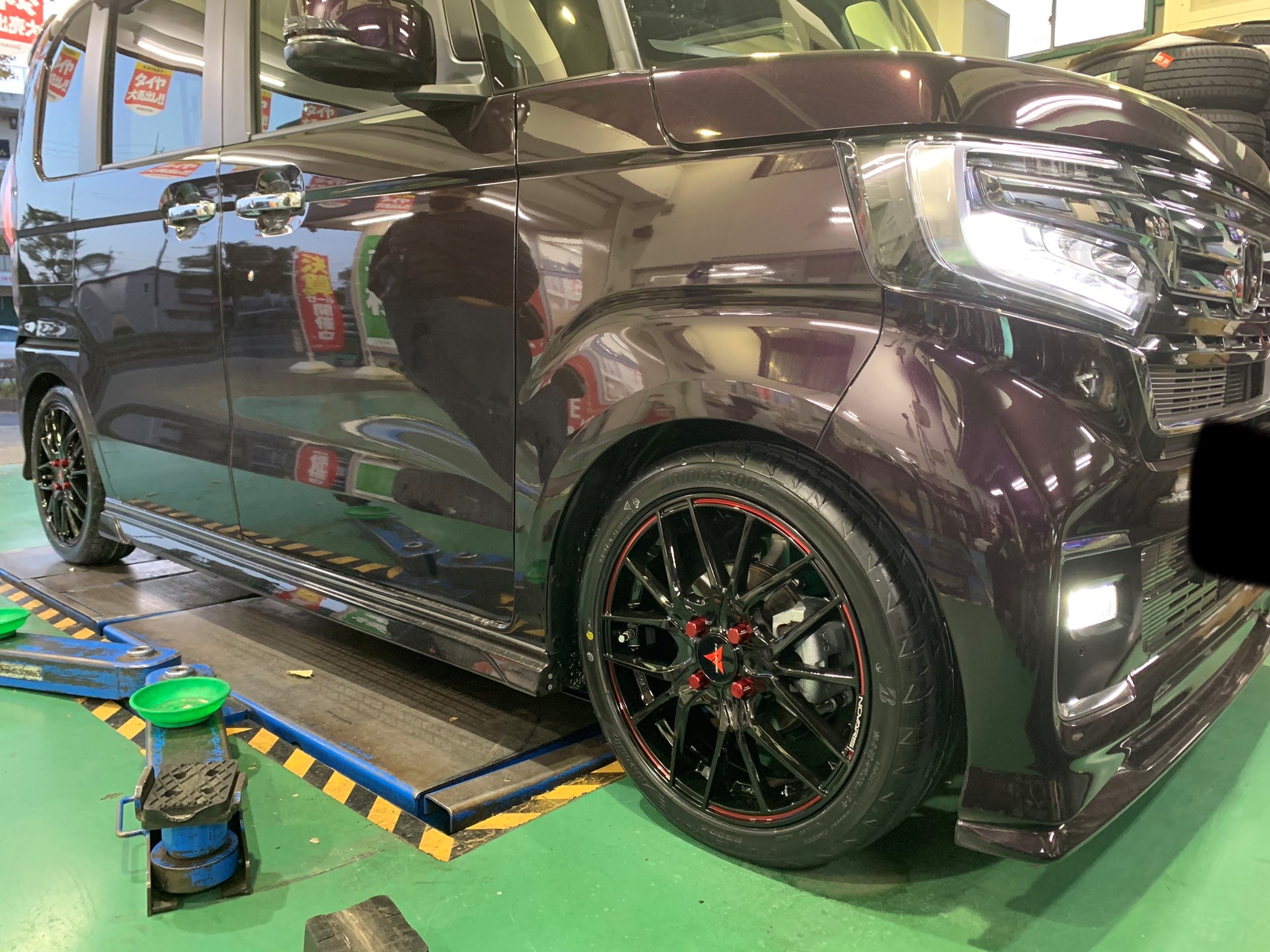 N-BOX(JF3)×weds NOVARIS R-SH＋POTENZA RE004 | サービス事例