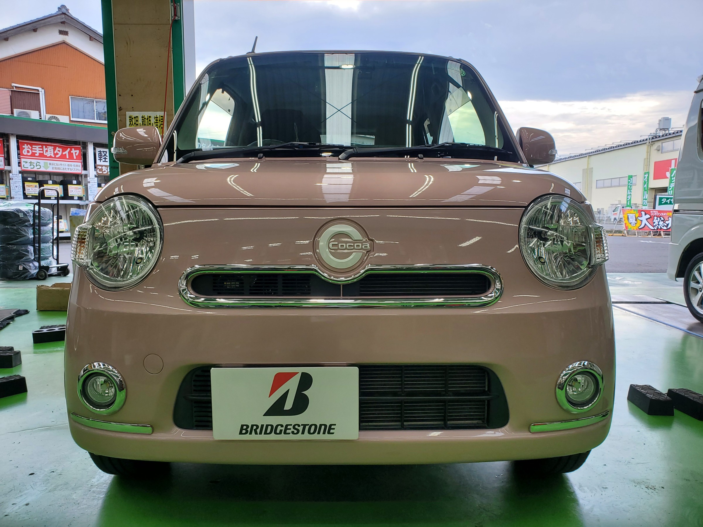 ミラココア ホーン交換 サービス事例 タイヤ館 甲賀 京都府 滋賀県のタイヤからはじまる トータルカーメンテナンス タイヤ館グループ