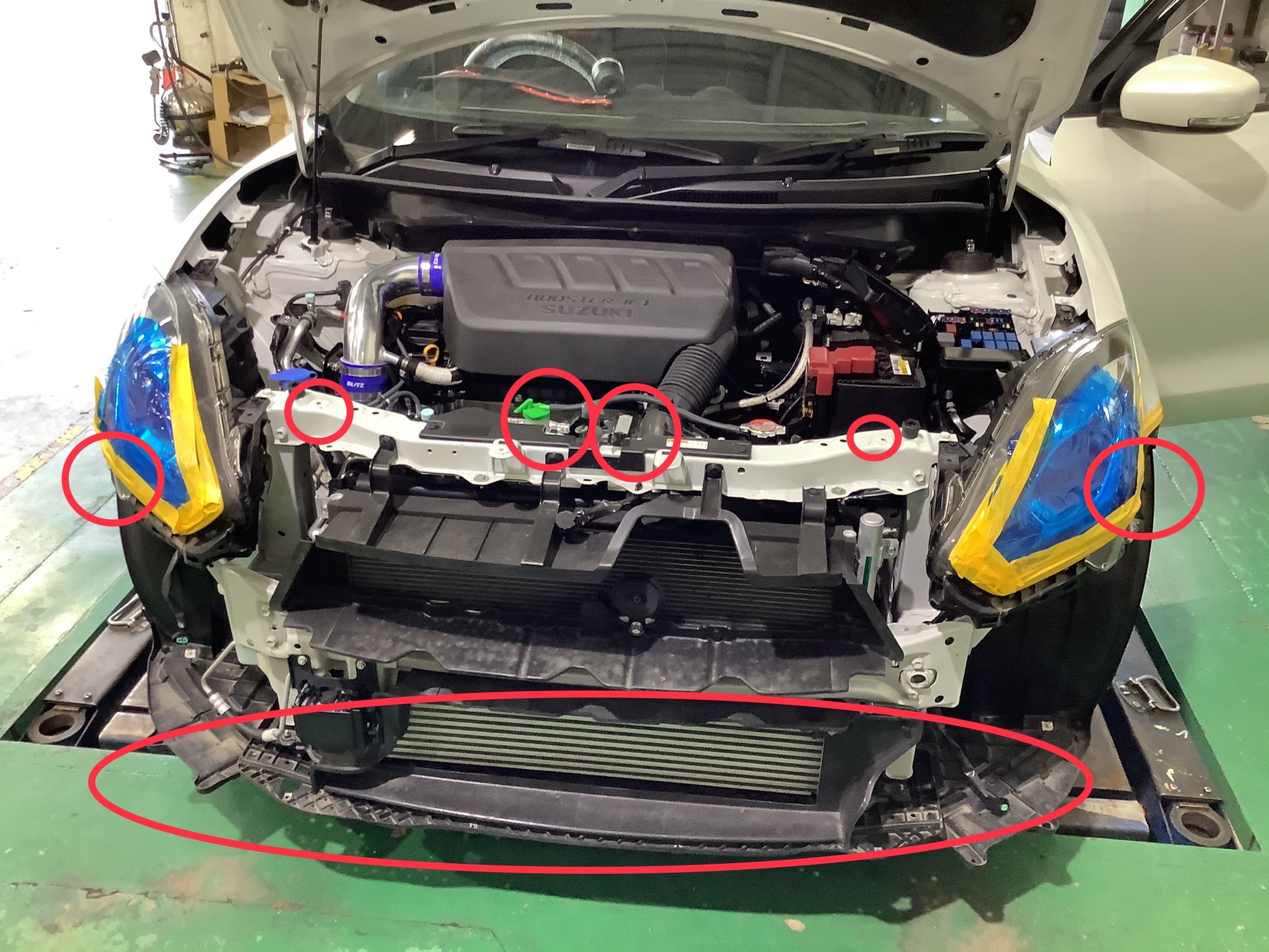 ☆zc33 スイフトスポーツ フォグライトバルブ交換 | 店舗お