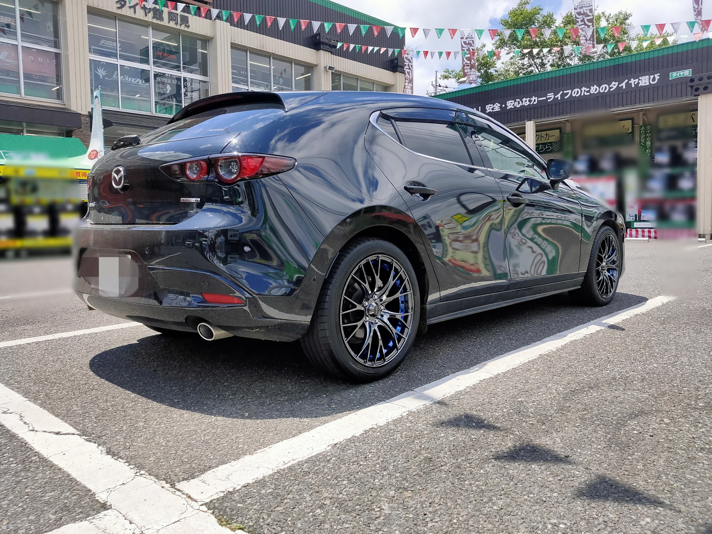 マツダ MAZDA3（BPFP）】ホイール交換を行いました。 | マツダ MAZDA3