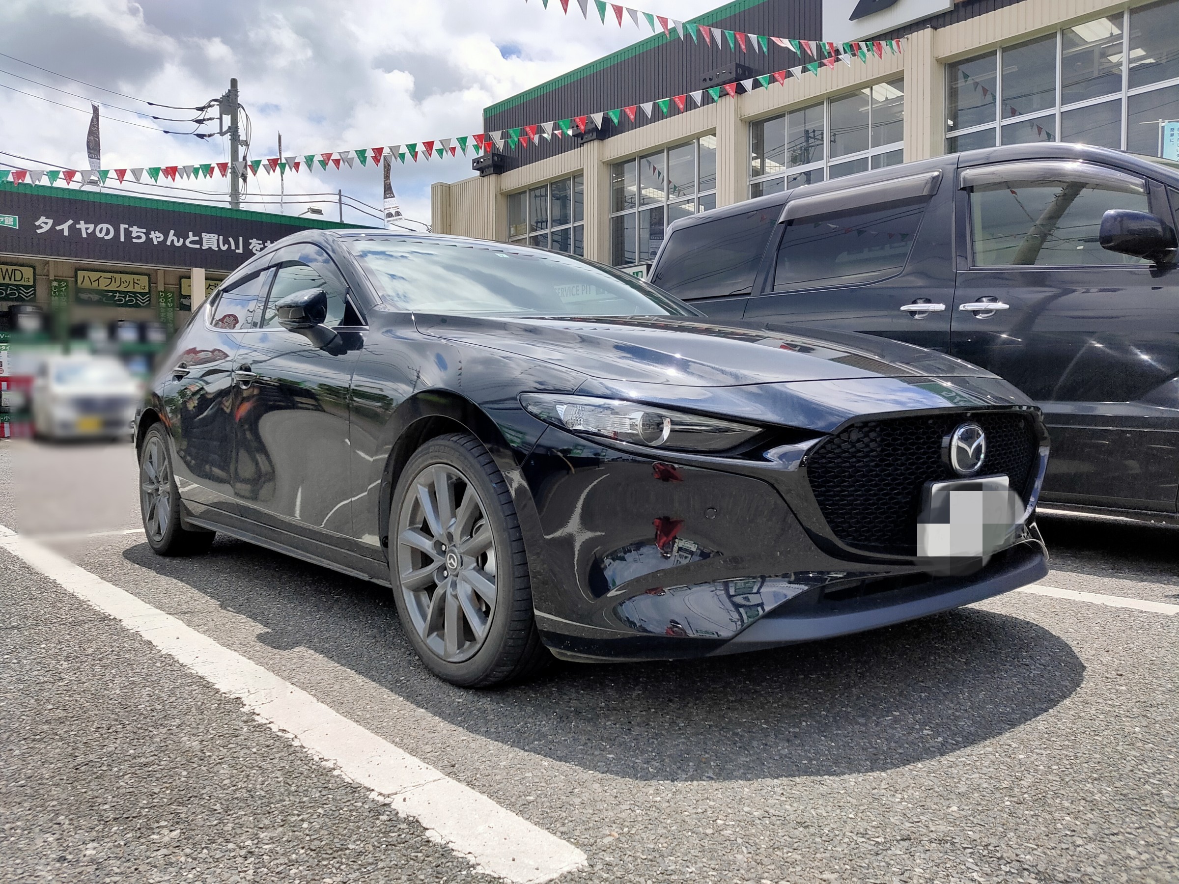 マツダ MAZDA3（BPFP）】ホイール交換を行いました。 | マツダ MAZDA3
