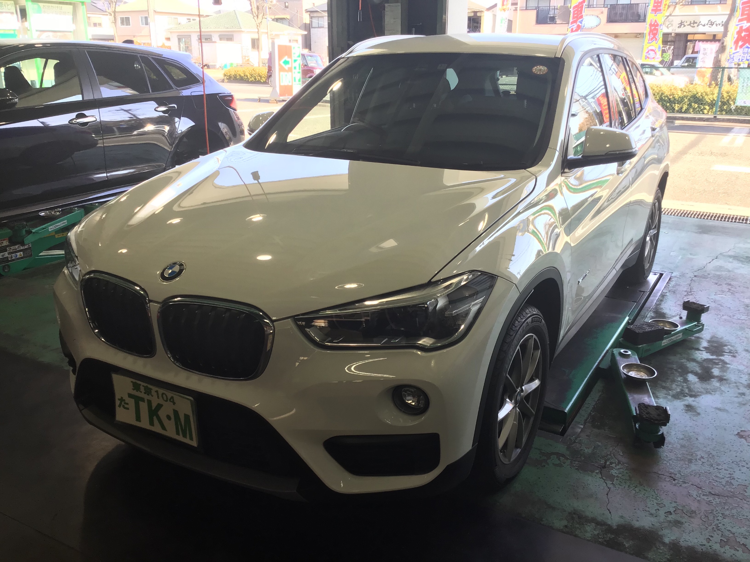 BMW X1 F リアブレーキパッド交換 ローター交換 ブレーキパッド