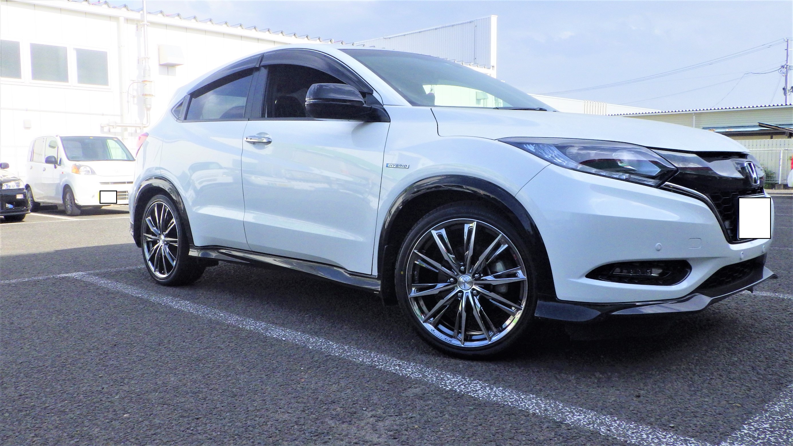 ☆HONDA VEZEL WEDS LEONIS GX 19インチ＆RS-Rダウンサスご装着