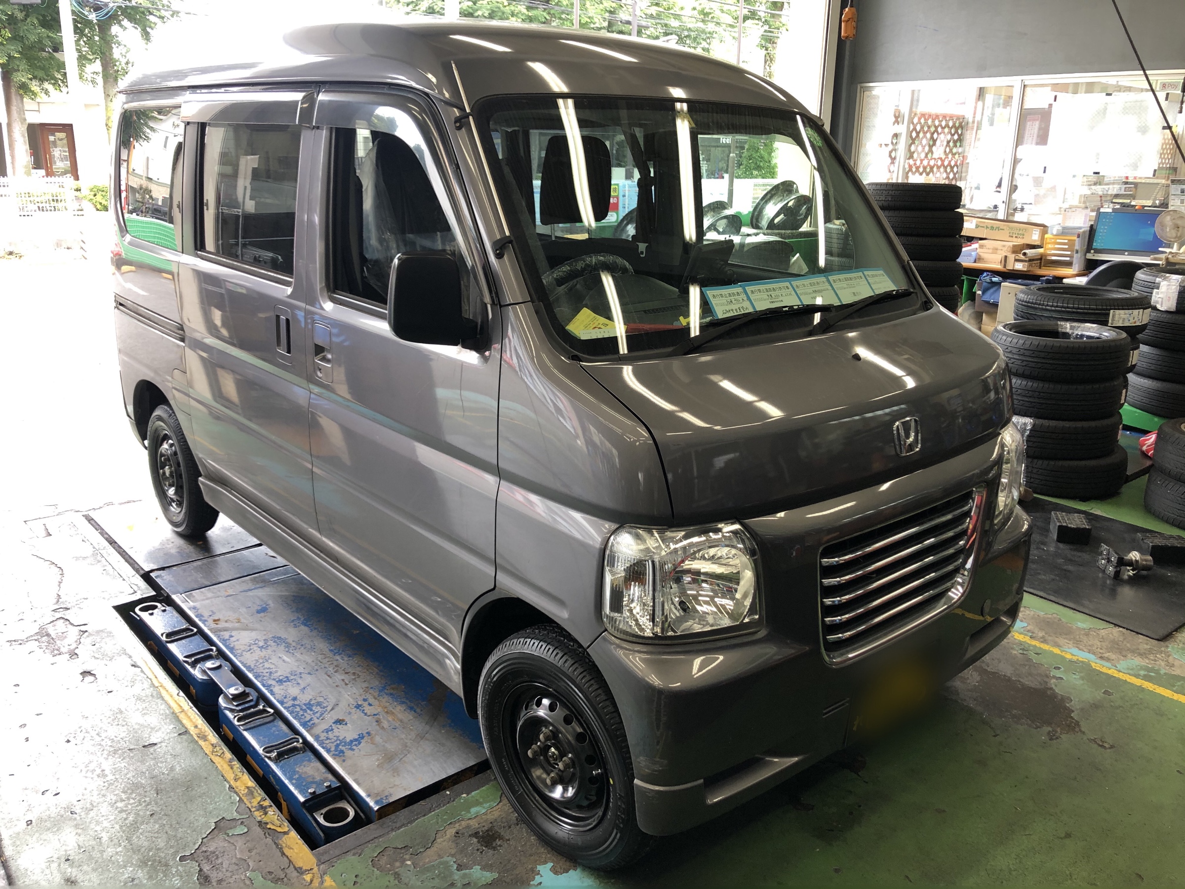 ホンダ バモス タイヤ4本交換 | ホンダ バモス タイヤ タイヤ