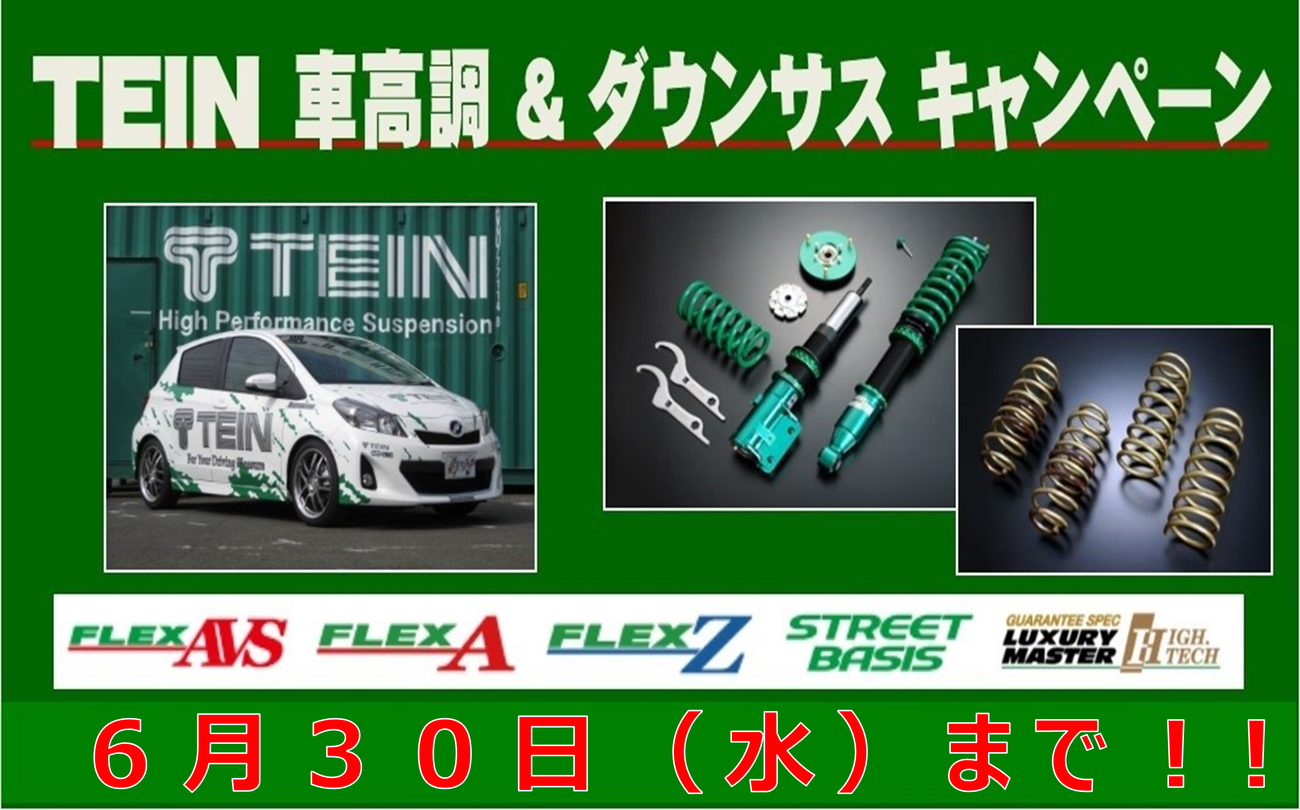 TEIN Luxury Master High Tech スプリング ZC33S TEIN Luxury Master High Tech スプリング ZC33S（スイフト