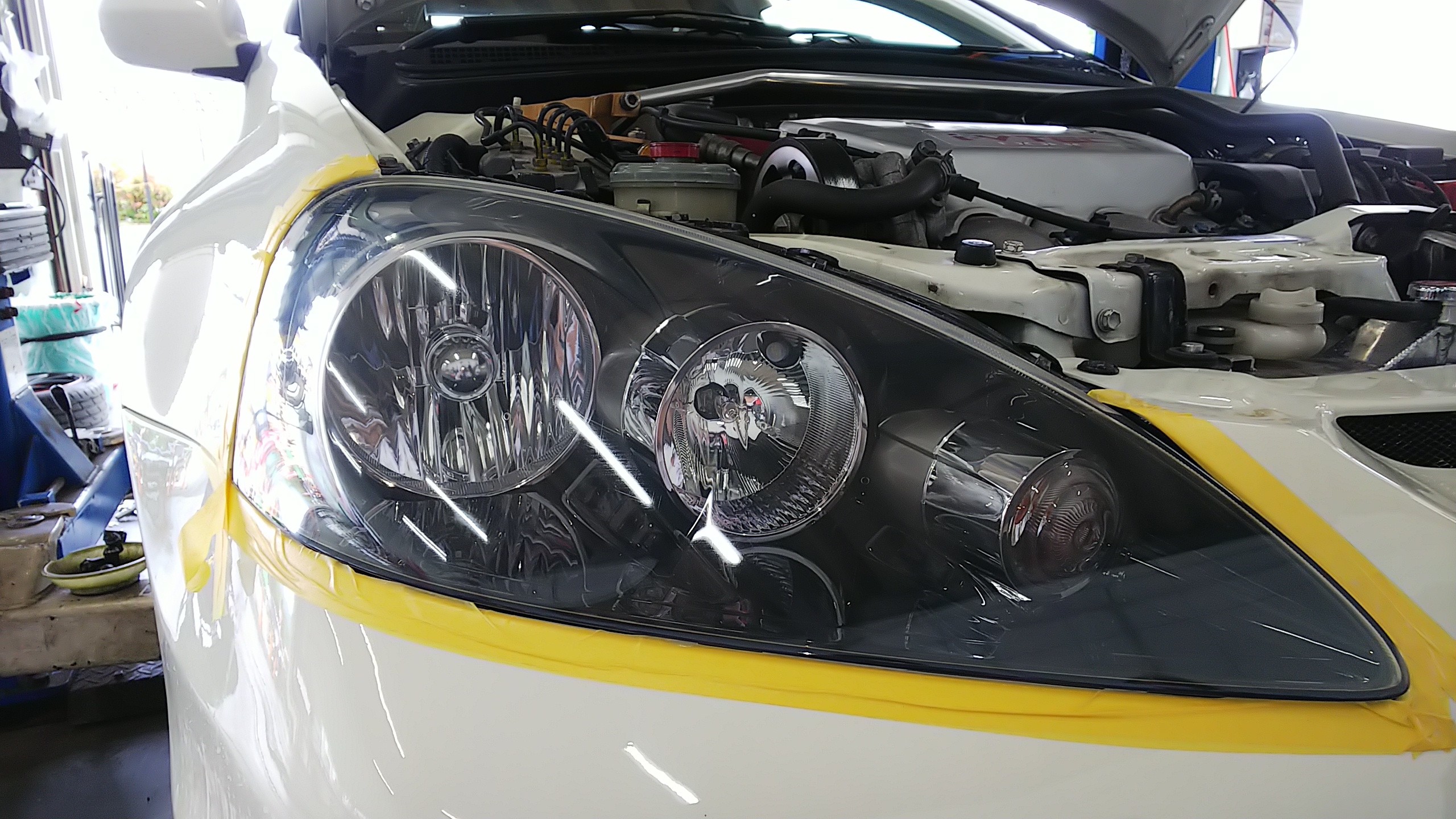 インテグラtypeR (DC5) ヘッドライトコーティング | 店舗お