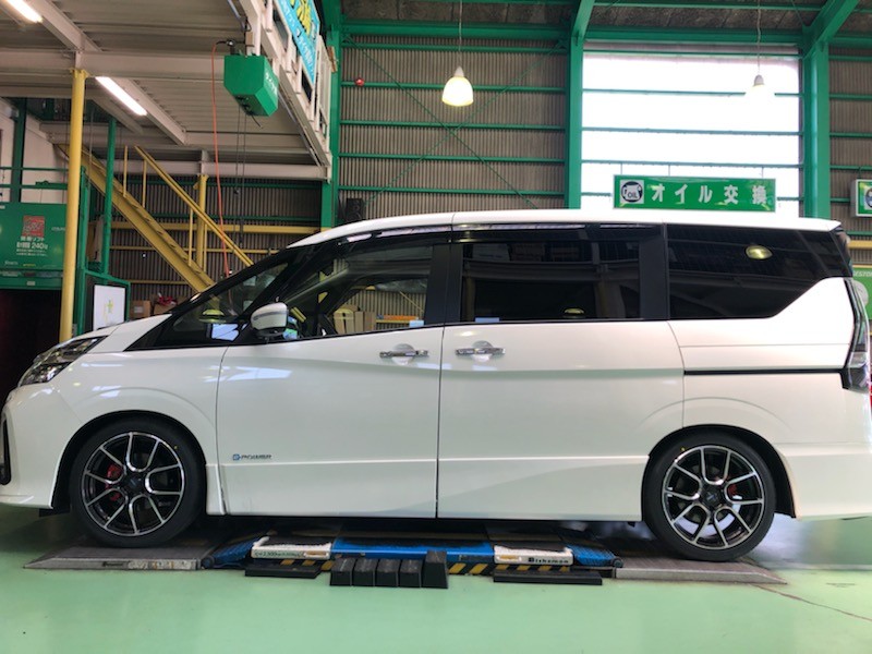 C27セレナ e-POWER 車高調・ホイール取付 | 店舗おススメ情報 C27セレナ e-POWER 車高調・ホイール取付 | 店舗おススメ情報