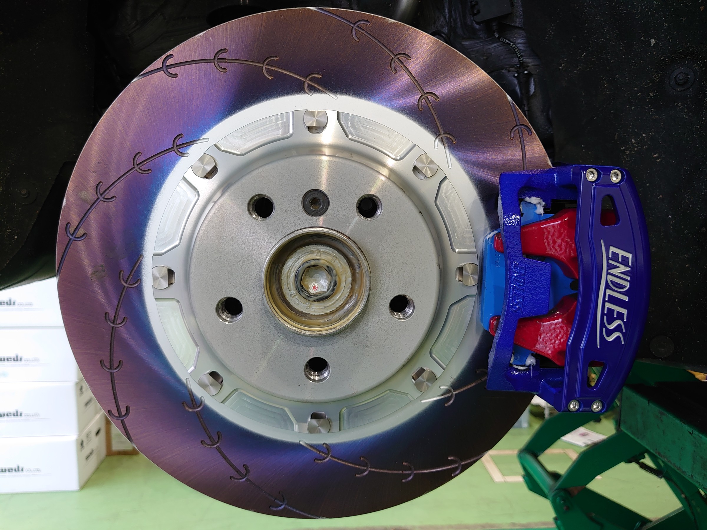 市場 ENDLESS ブレーキキャリパーGRヤリス システムインチアップキットφ370 6POTライトS4R RZ エンドレス RZハイパフォーマンス  GXPA16