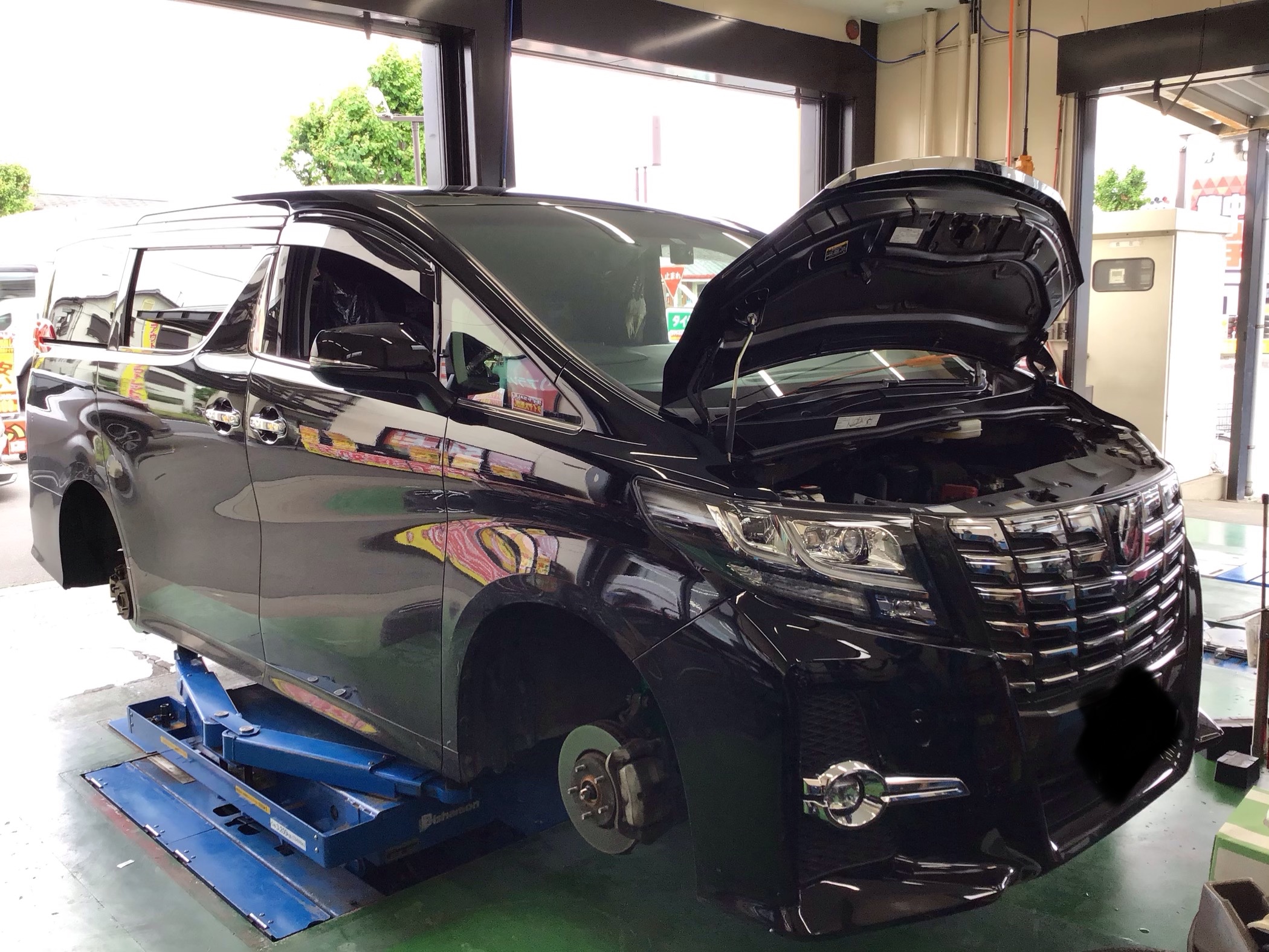 30系 アルファード テイン 車高調 取付 基準値マイナス1cm仕様