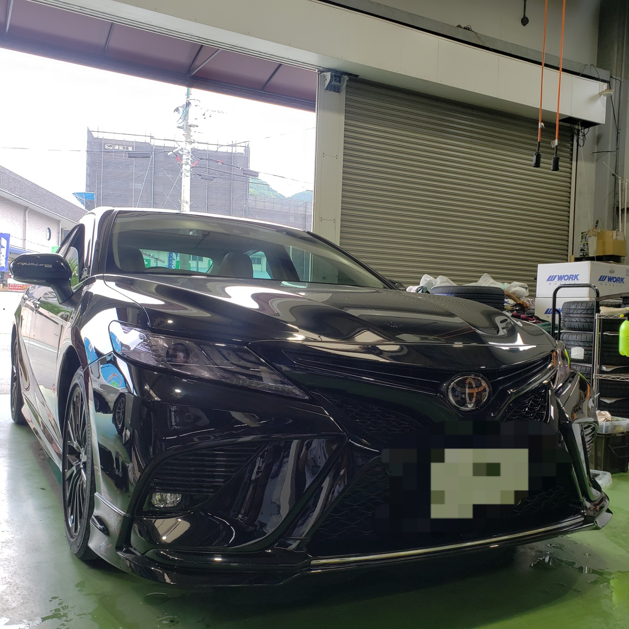 トヨタ カムリ STEK ヘッドライト PPF (プロテクション フィルム) 施工