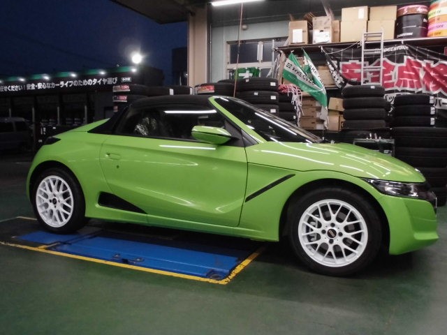 S660使用 BBS タイヤホイールセット ヨコハマタイヤ フレバ 【楽天市場