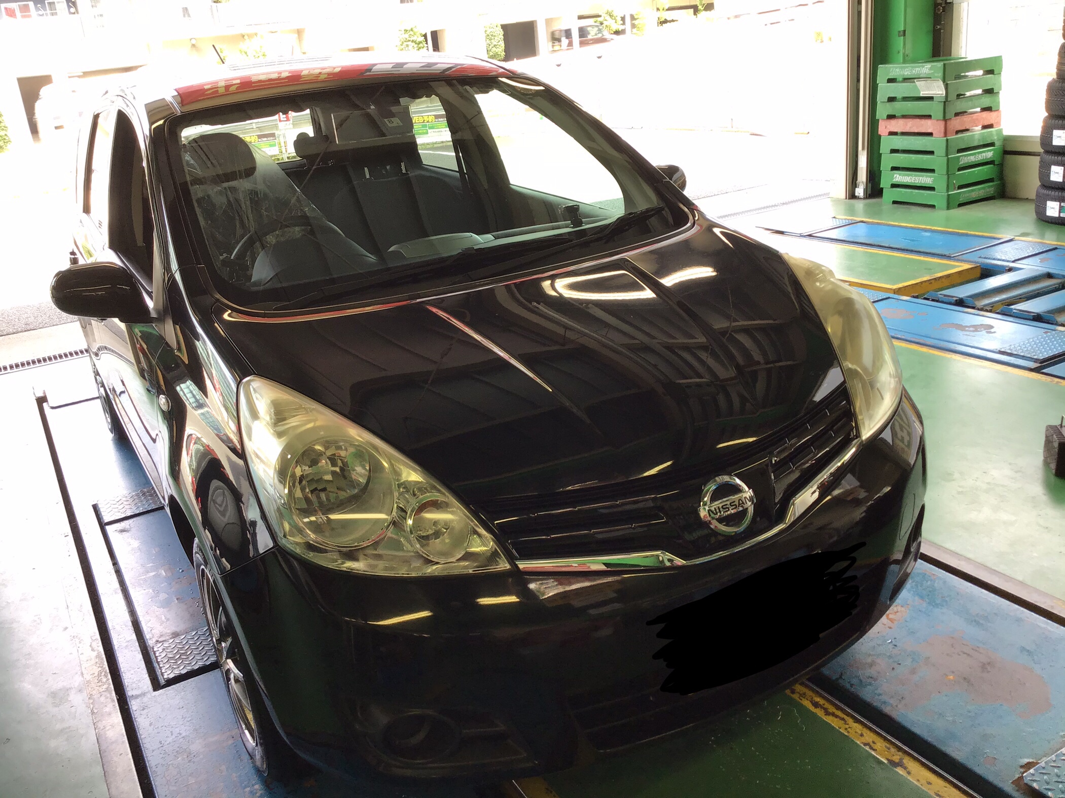 日産ノート アルミホイールとタイヤ | 店舗おススメ情報 | タイヤ館 