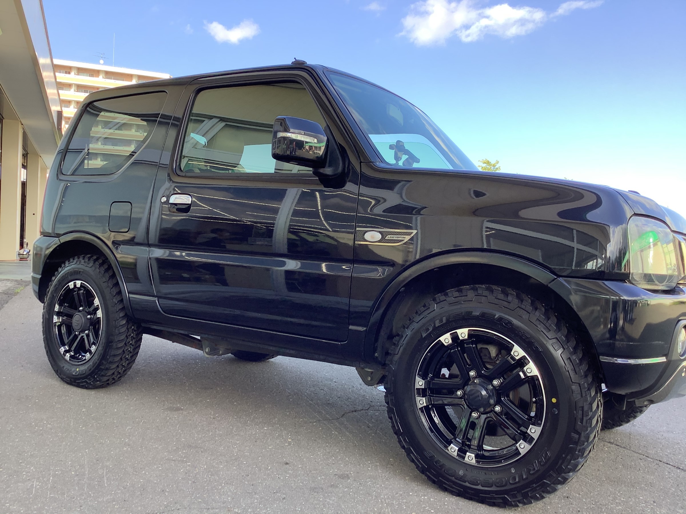 ジムニーJB23 × ブリヂストン デューラーM/T674 185/85R16 | スタッフ