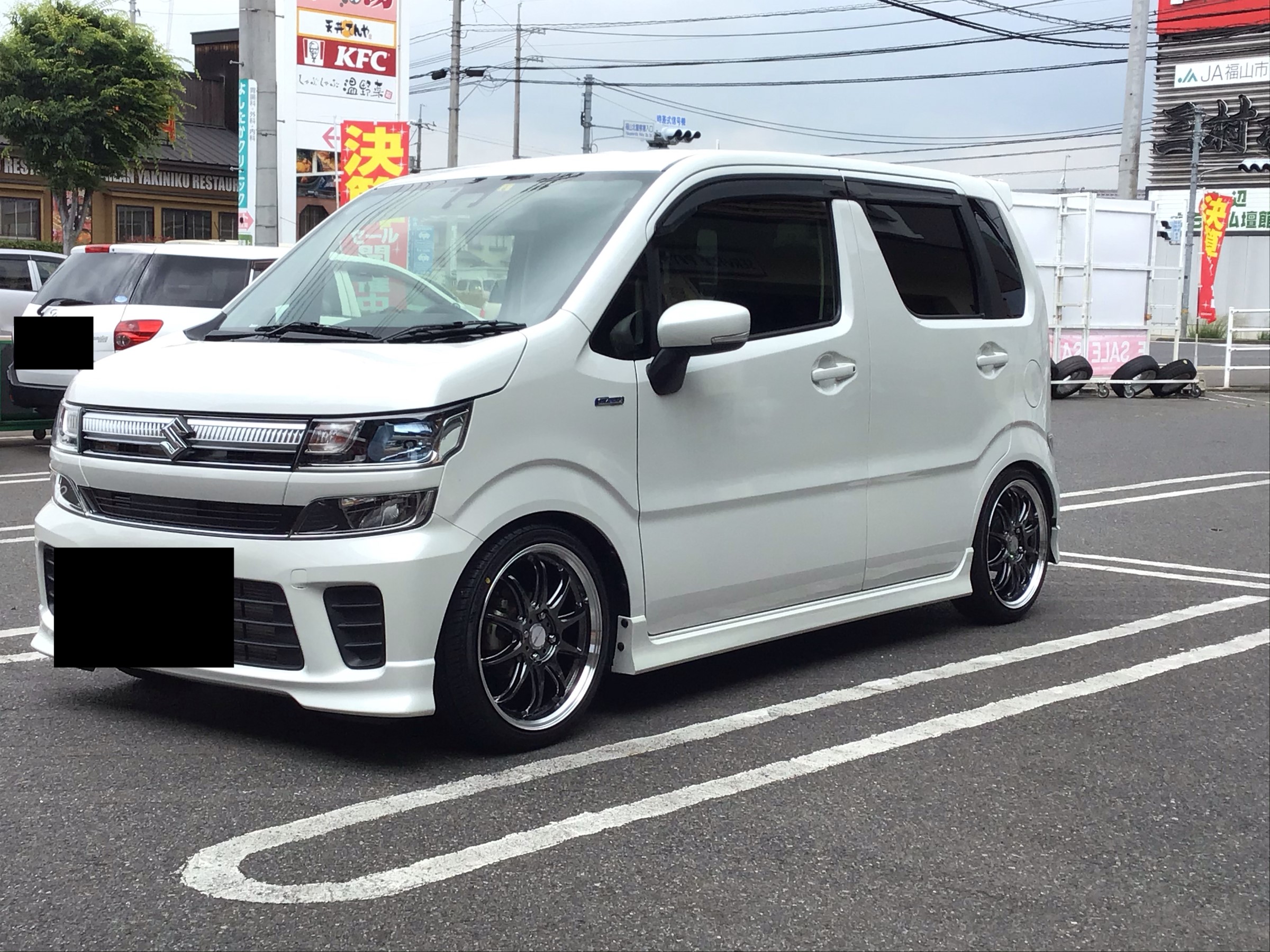 SUZUKI ワゴンR MH55S タイヤホイールセット取付！ | 神辺店の技術