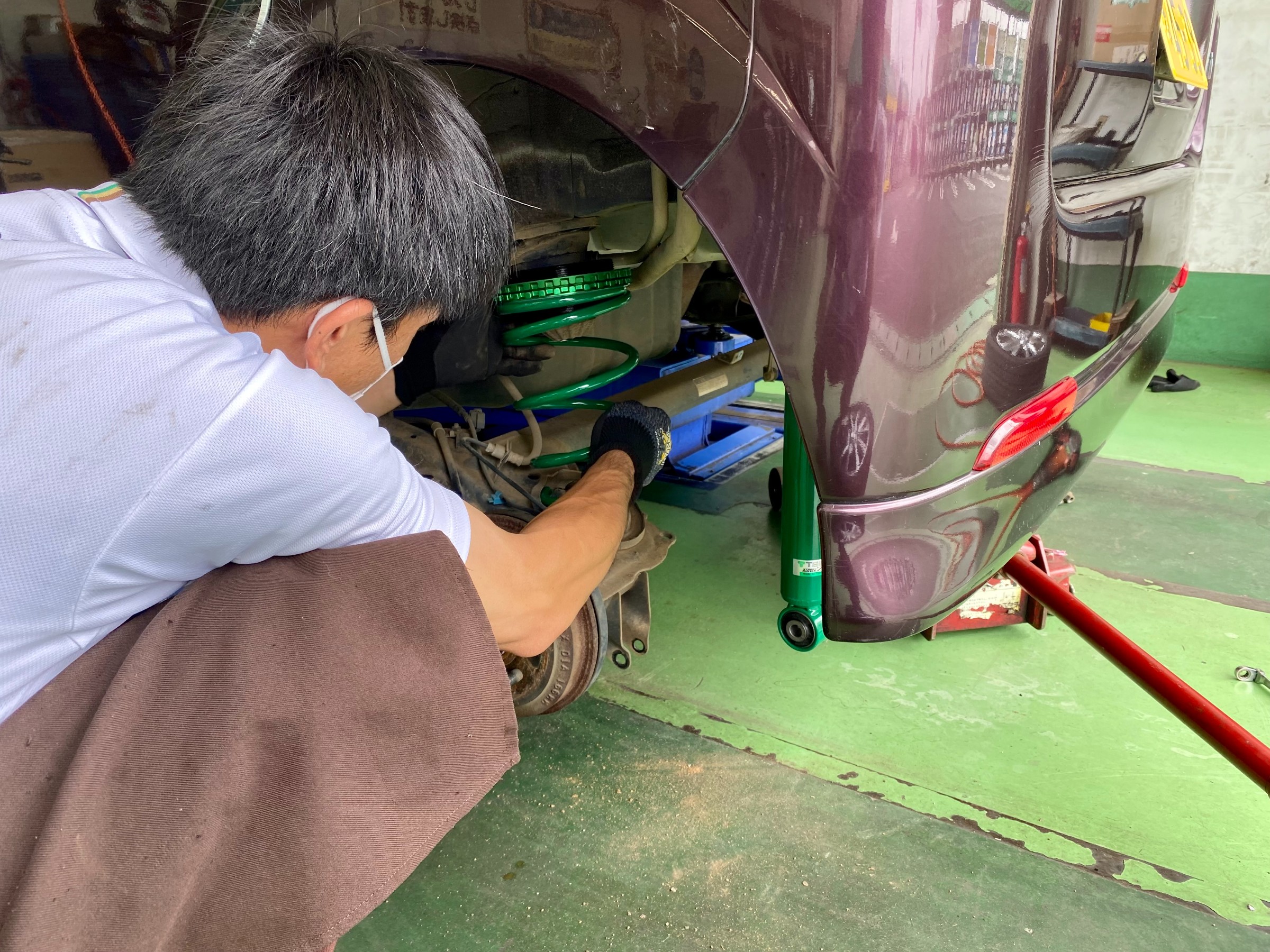 ダイハツ・タントカスタム・L350】車高調取付 | 店舗おススメ ダイハツ・タントカスタム・L350】車高調取付 | 店舗おススメ