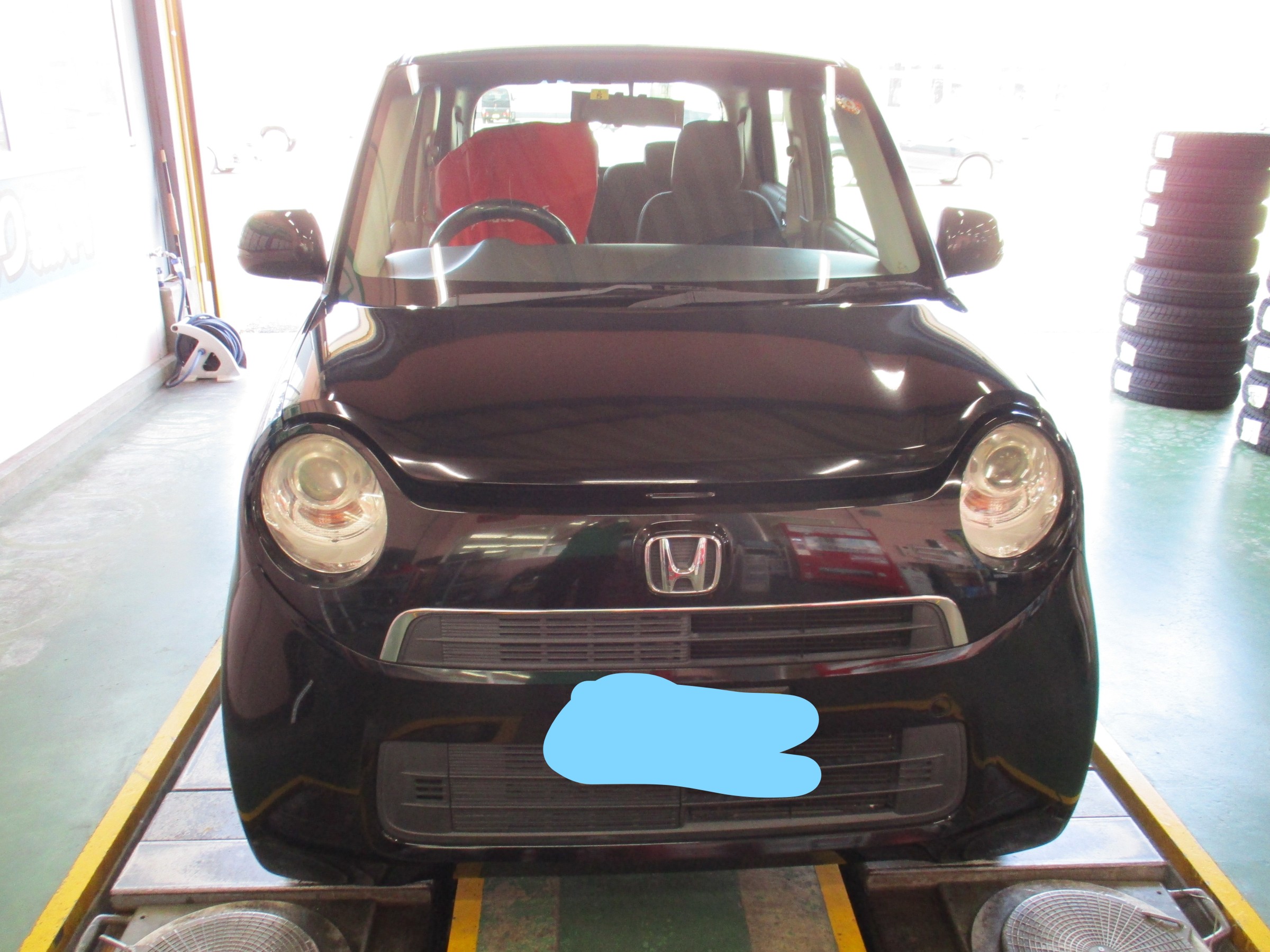 N Oneオイル交換 ホンダ N One サービス事例 タイヤ館 ファボーレ富山 タイヤからはじまる トータルカーメンテナンス タイヤ館グループ