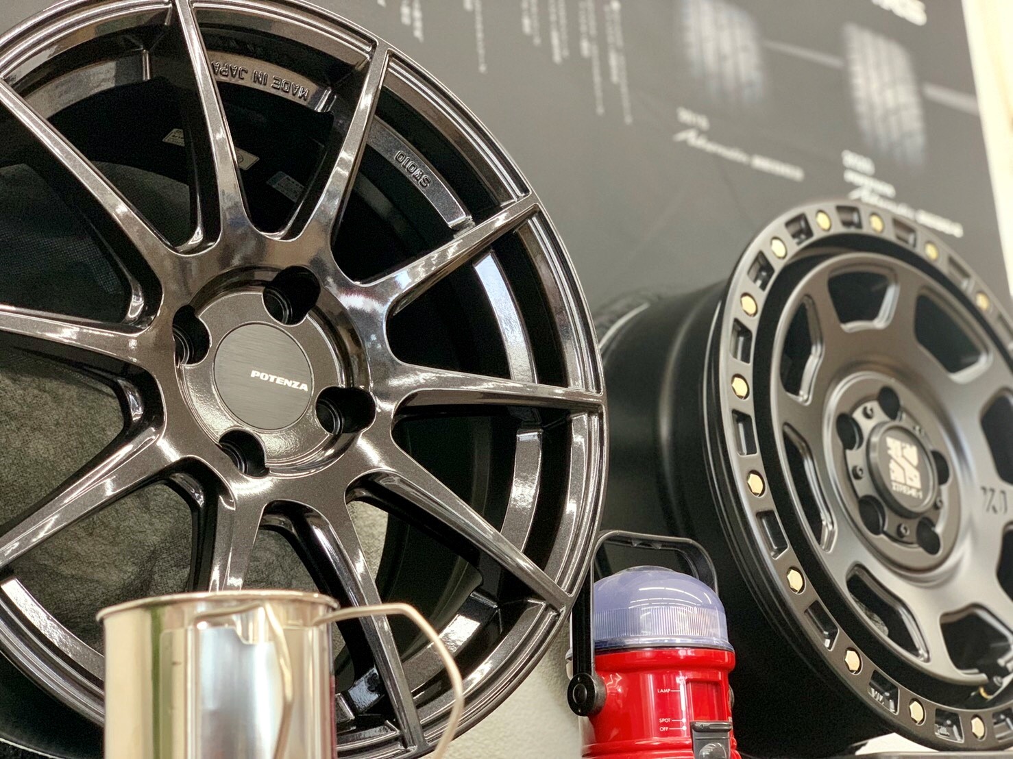 白木/黒塗り 新品・未使用POTENZA SW010・4本セット価格・ロードスター