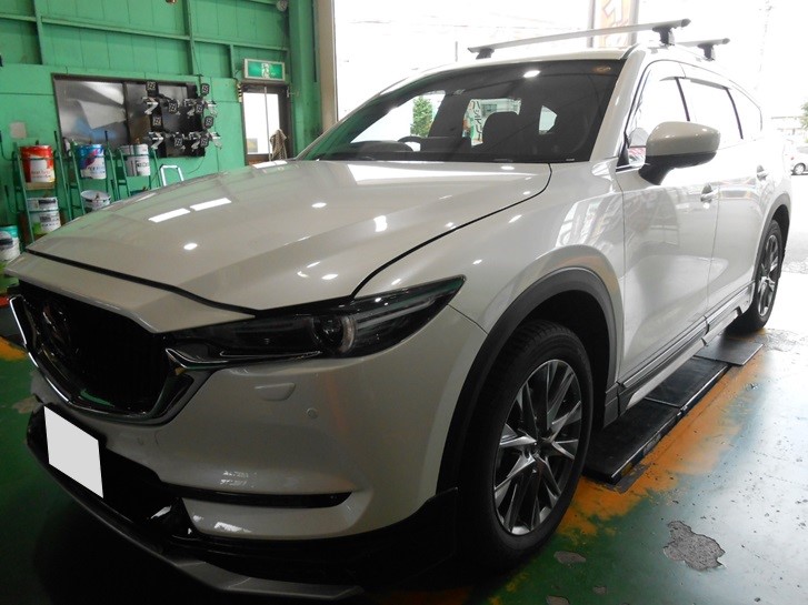 ◇マツダ CX-8(4WD) 車高調(テインFLEX Z)取り付けのご紹介 ◇マツダ CX-8(4WD) 車高調(テインFLEX Z)取り付けのご紹介