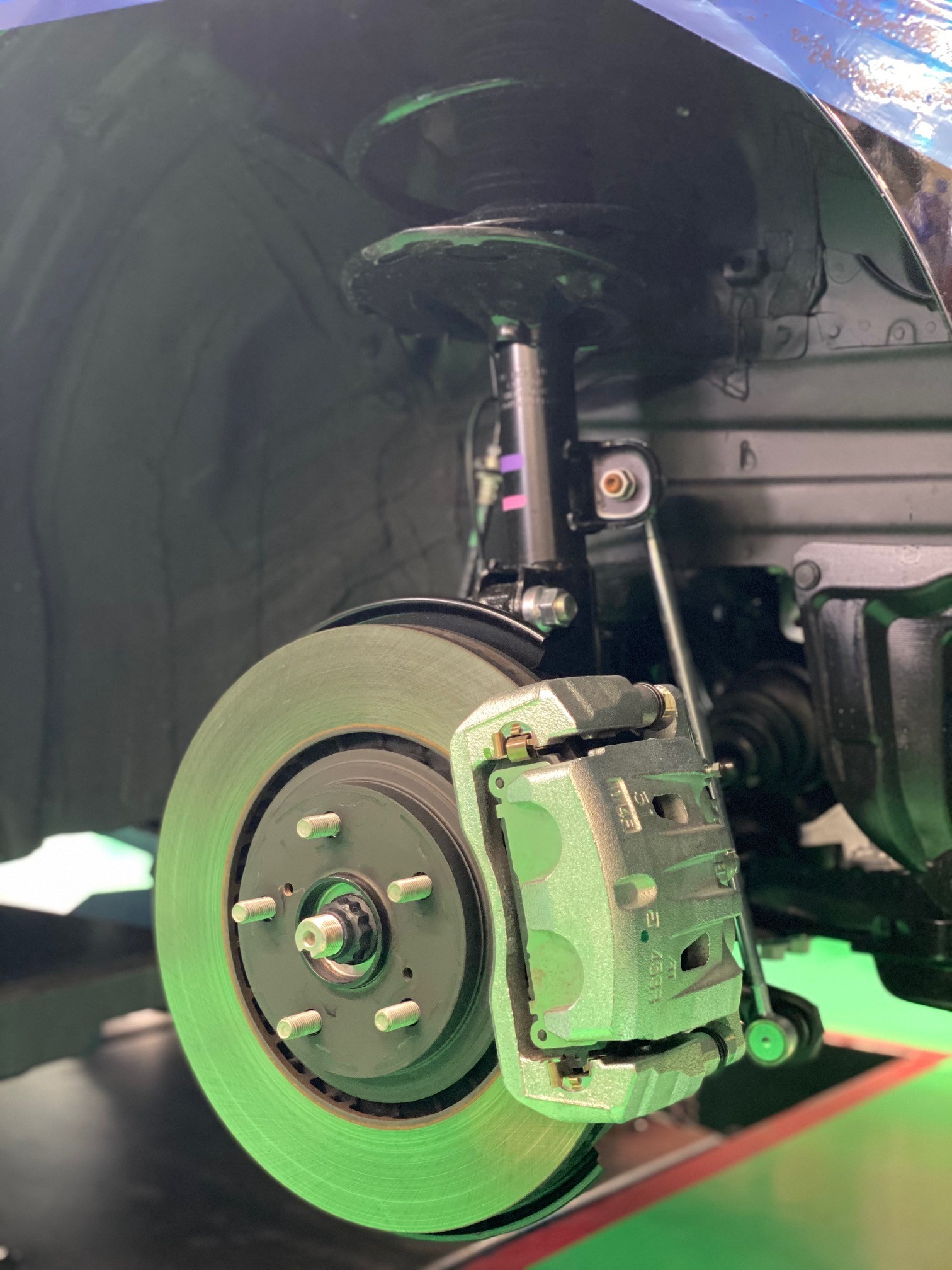 トヨタ 30アルファード TEIN ダウンサス「ハイテク」 取付