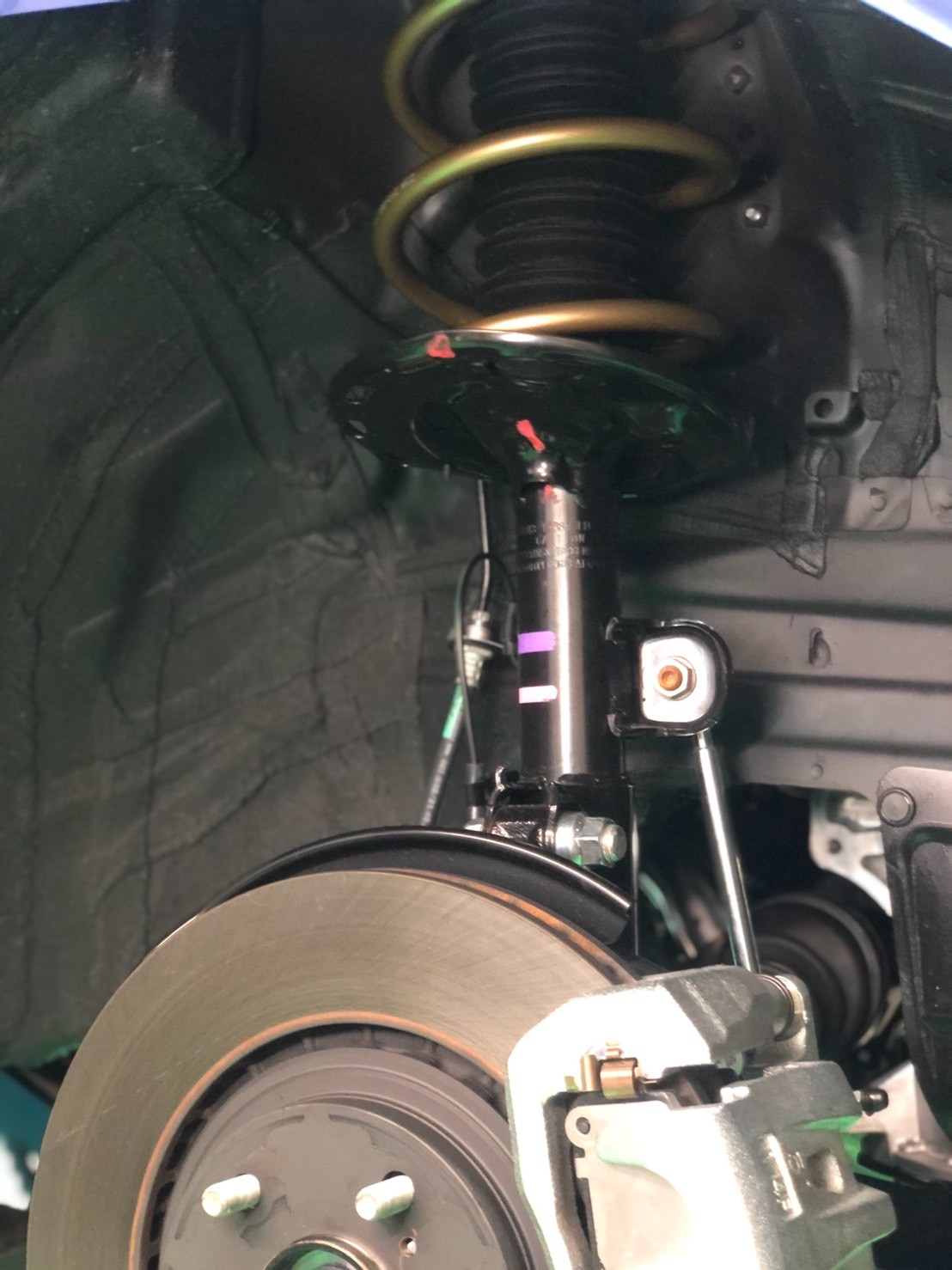 トヨタ 30アルファード TEIN ダウンサス「ハイテク」 取付 トヨタ 30アルファード TEIN ダウンサス「ハイテク」 取付