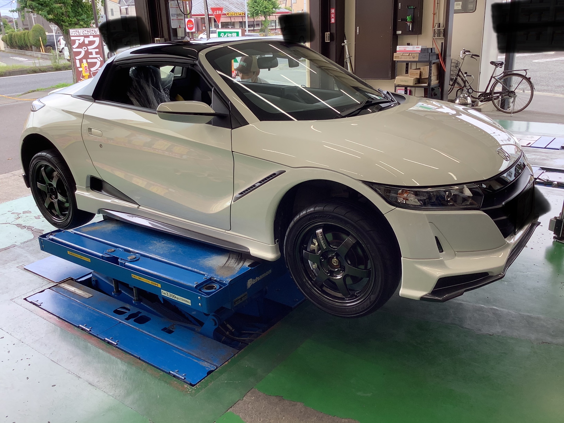 ホンダ S660 Te37 ソニック ホイール交換 ホンダ S660 ホイール タイヤ ホイール関連 タイヤ ホイール交換 サービス事例 タイヤ館 東大宮バイパス タイヤからはじまる トータルカーメンテナンス タイヤ館グループ