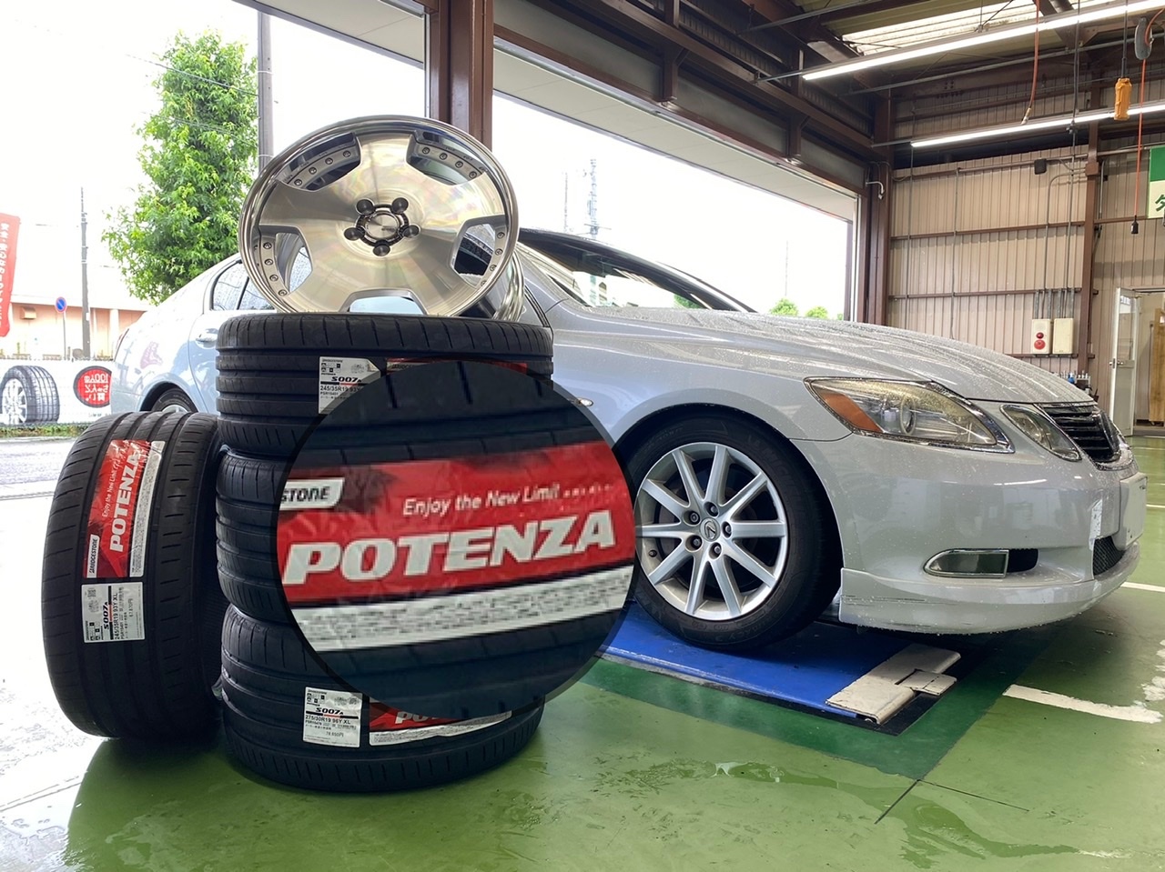 LEXUS・GS350・GRS191】タイヤ・ホイールSET取り付け☆ | レクサス GS