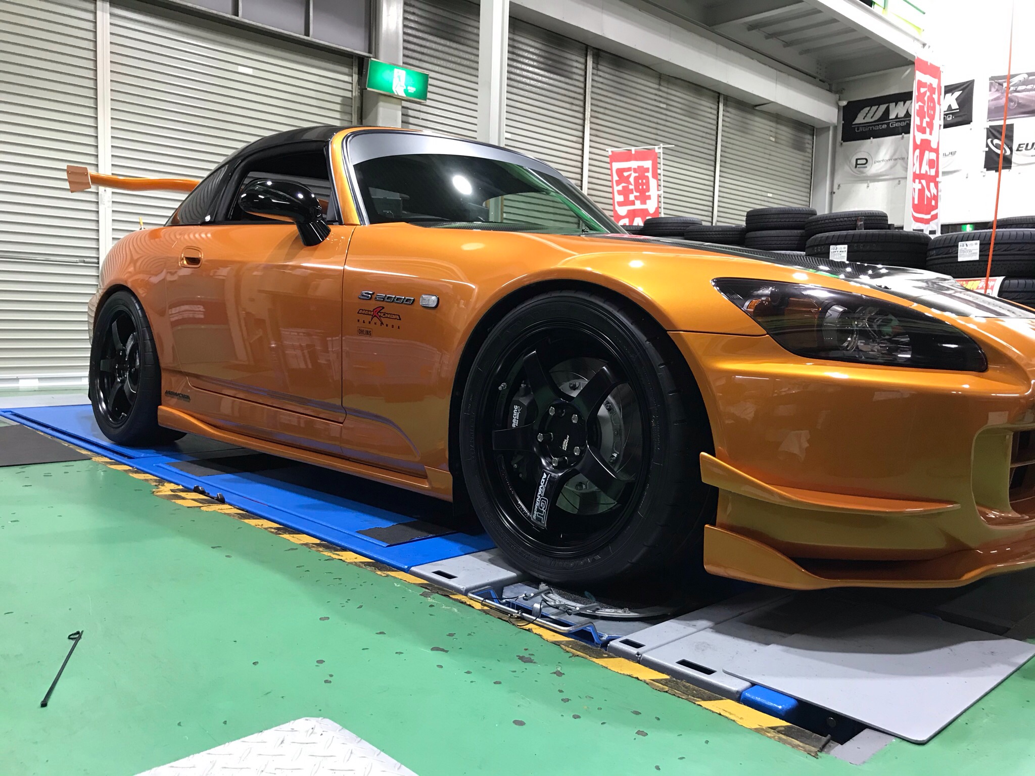 ホンダ S2000 にアルミホイール取り付け^ ^ | 取り付け・施工事例集