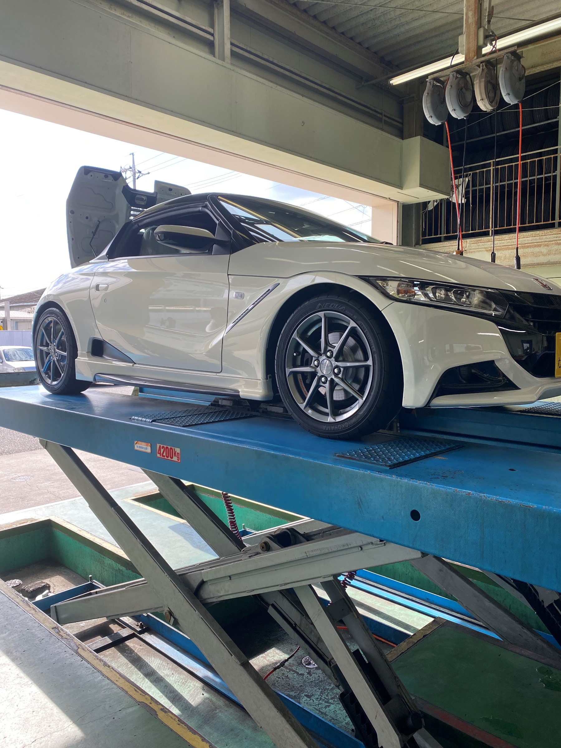 S660 ニューテックオイル交換 ホンダ S660 メンテナンス商品 オイル関連 エンジンオイル交換 サービス事例 タイヤ館 倉敷中島 タイヤからはじまる トータルカーメンテナンス タイヤ館グループ