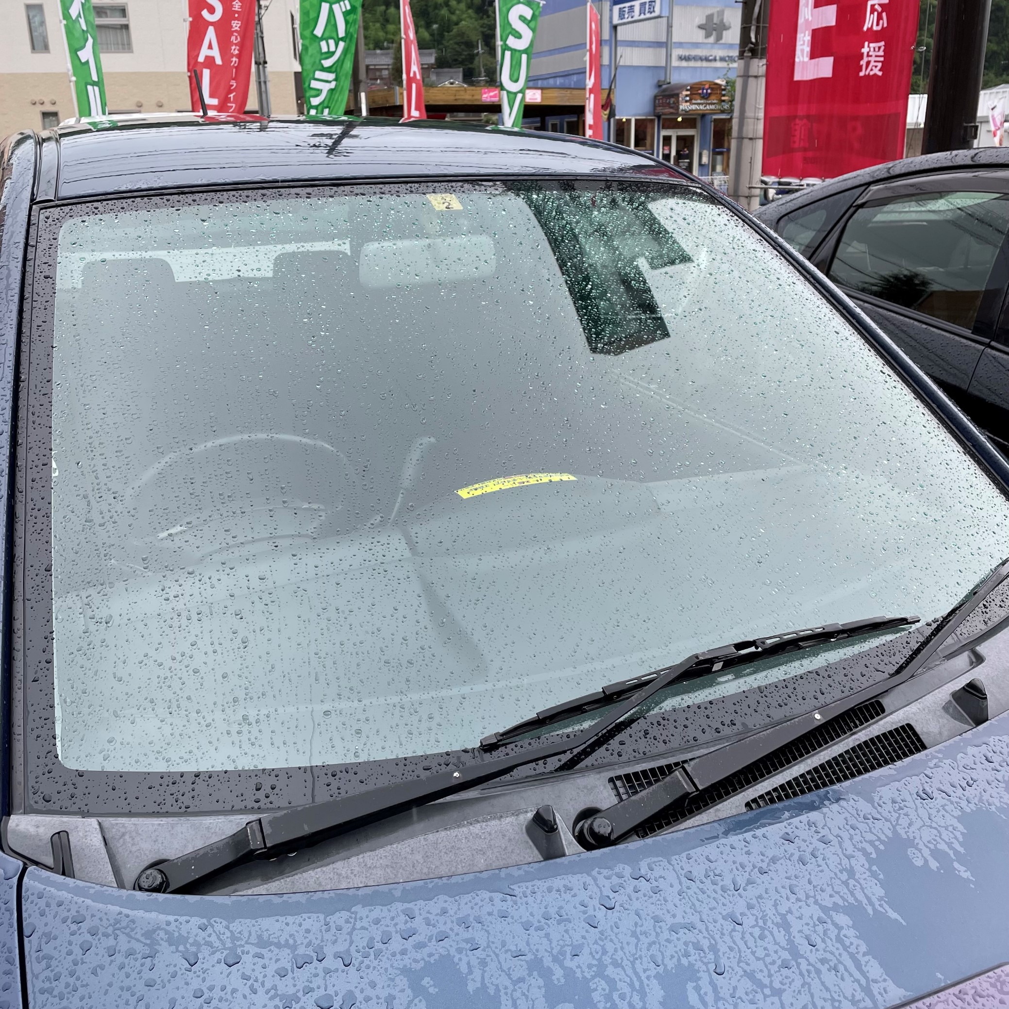 ゲリラ豪雨時にもオススメ ガラス撥水コート スズキ Mrワゴン その他 サービス事例 タイヤ館 大津 京都府 滋賀県のタイヤからはじまる トータルカーメンテナンス タイヤ館グループ
