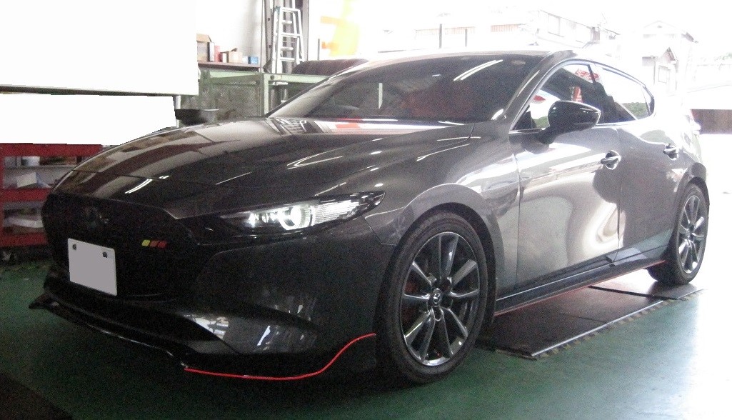 MAZDA 3 にアルミホイール装着！ | マツダ MAZDA3 ホイール タイヤ