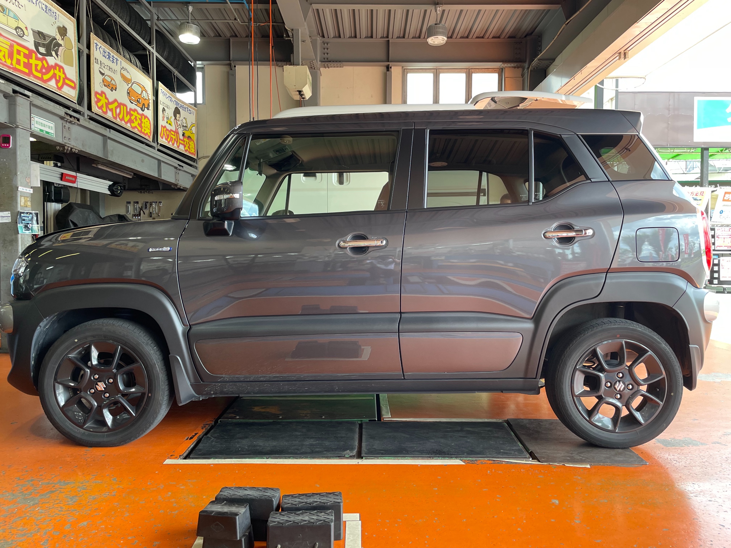 スズキ クロスビー MN71S ダウンサス取り付け‼️ | 店舗おススメ