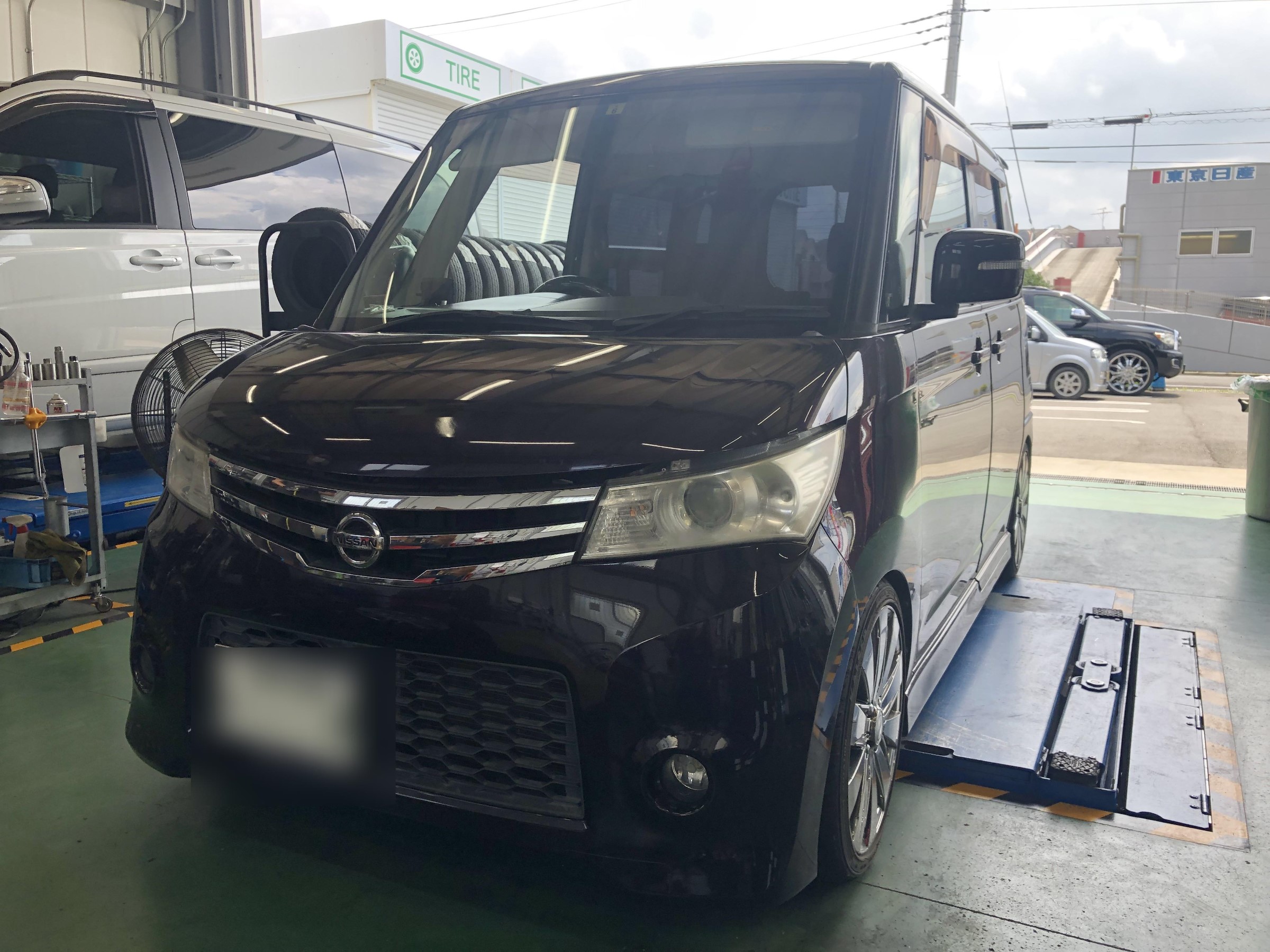 日産 ルークス 車高調お取付 日産 ルークス パーツ取付 サスペンション取付 サービス事例 タイヤ館 多摩境 タイヤからはじまる トータルカーメンテナンス タイヤ館グループ