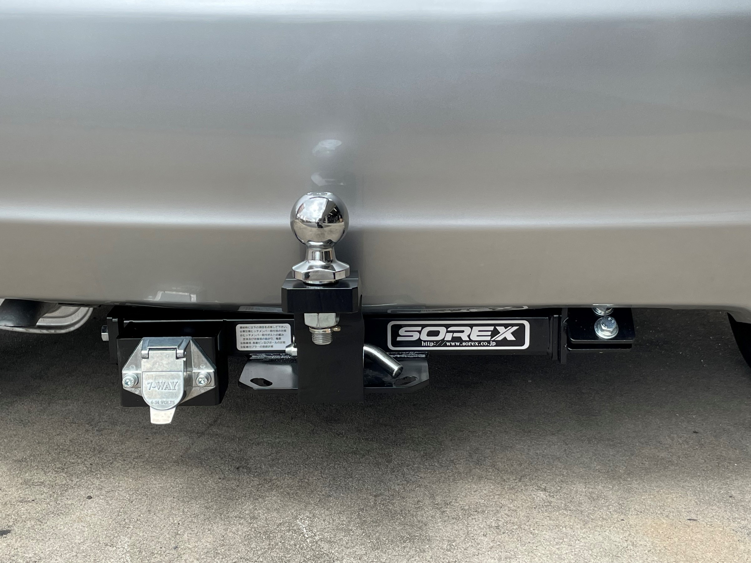 SOREX ヒッチメンバー取付 | 日産 ノート | スタッフ日記 | タイヤ館